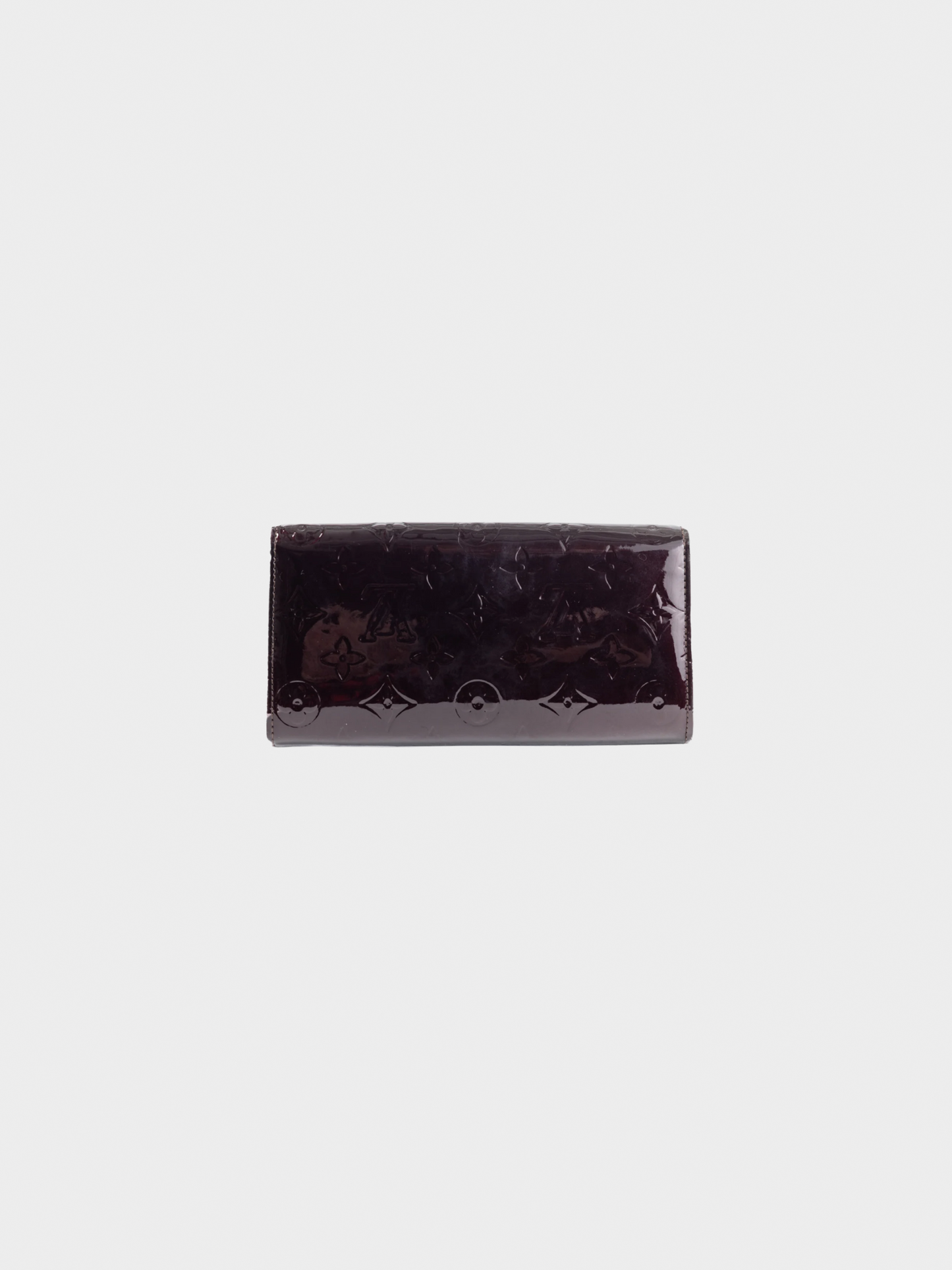 Louis Vuitton 2007 Berry Sarah Amarante Monogram Vernis Leather Wallet