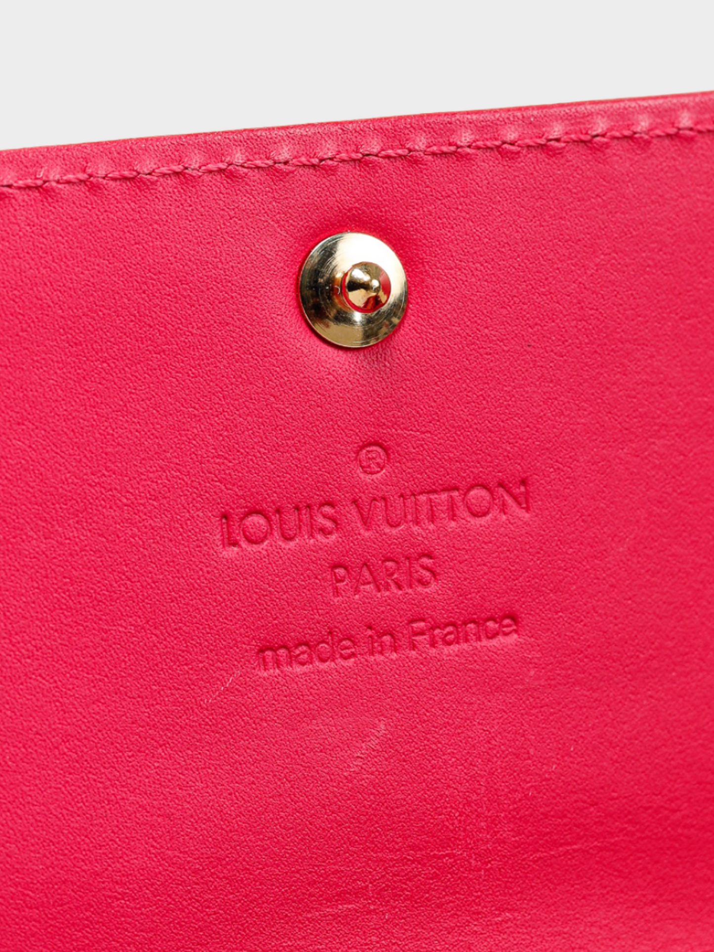 Louis Vuitton 2000s Sarah Rose Pop Monogram Vernis Leather Wallet