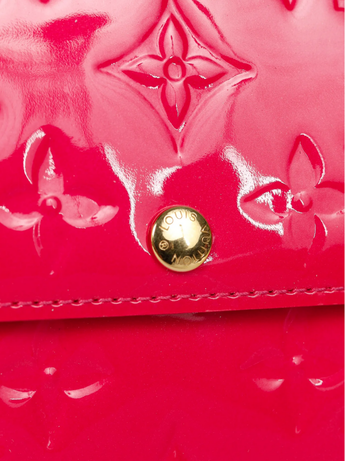 Louis Vuitton 2000s Sarah Rose Pop Monogram Vernis Leather Wallet