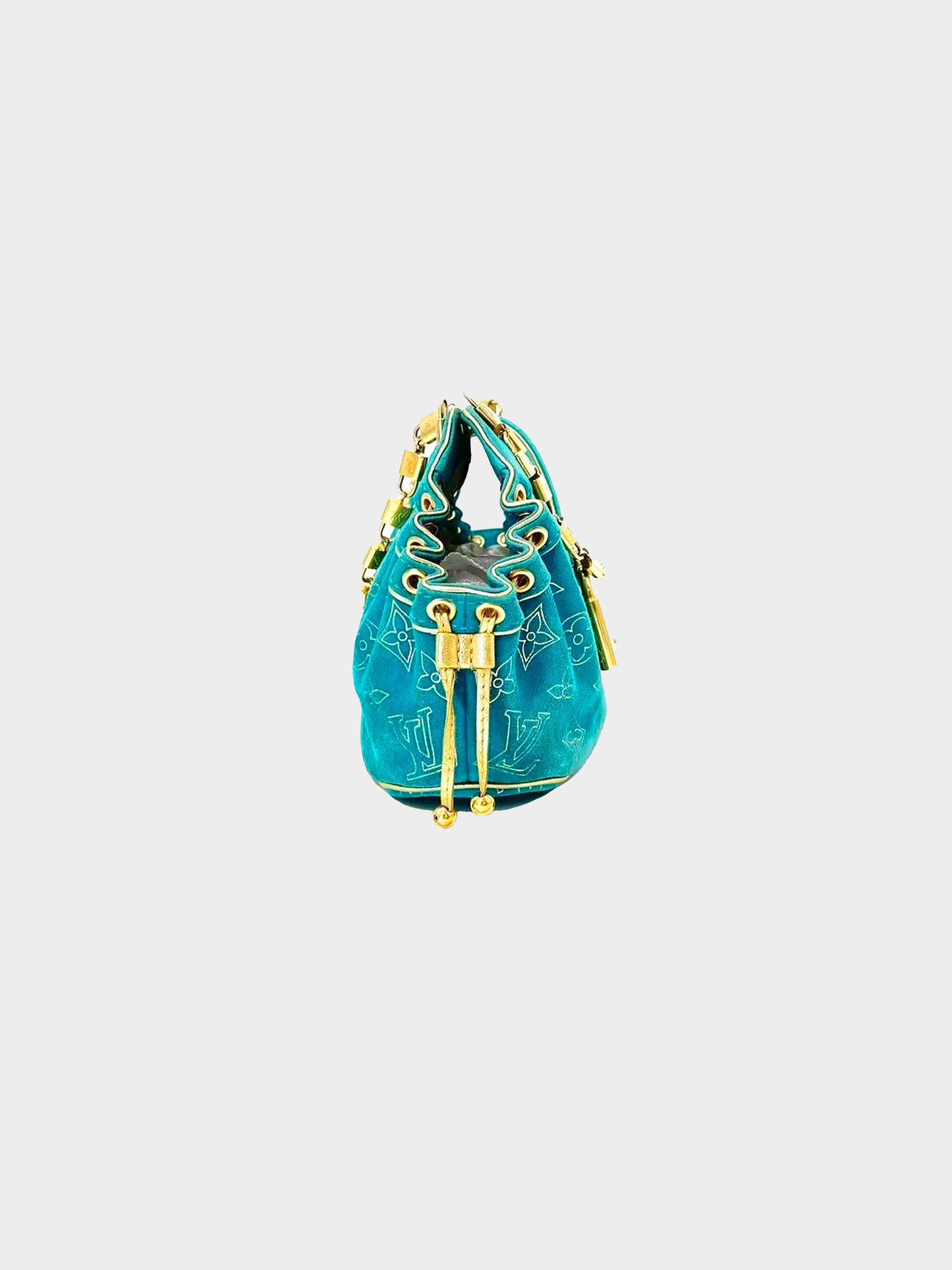 Louis Vuitton 2004 Rare Turquoise Theda Bag