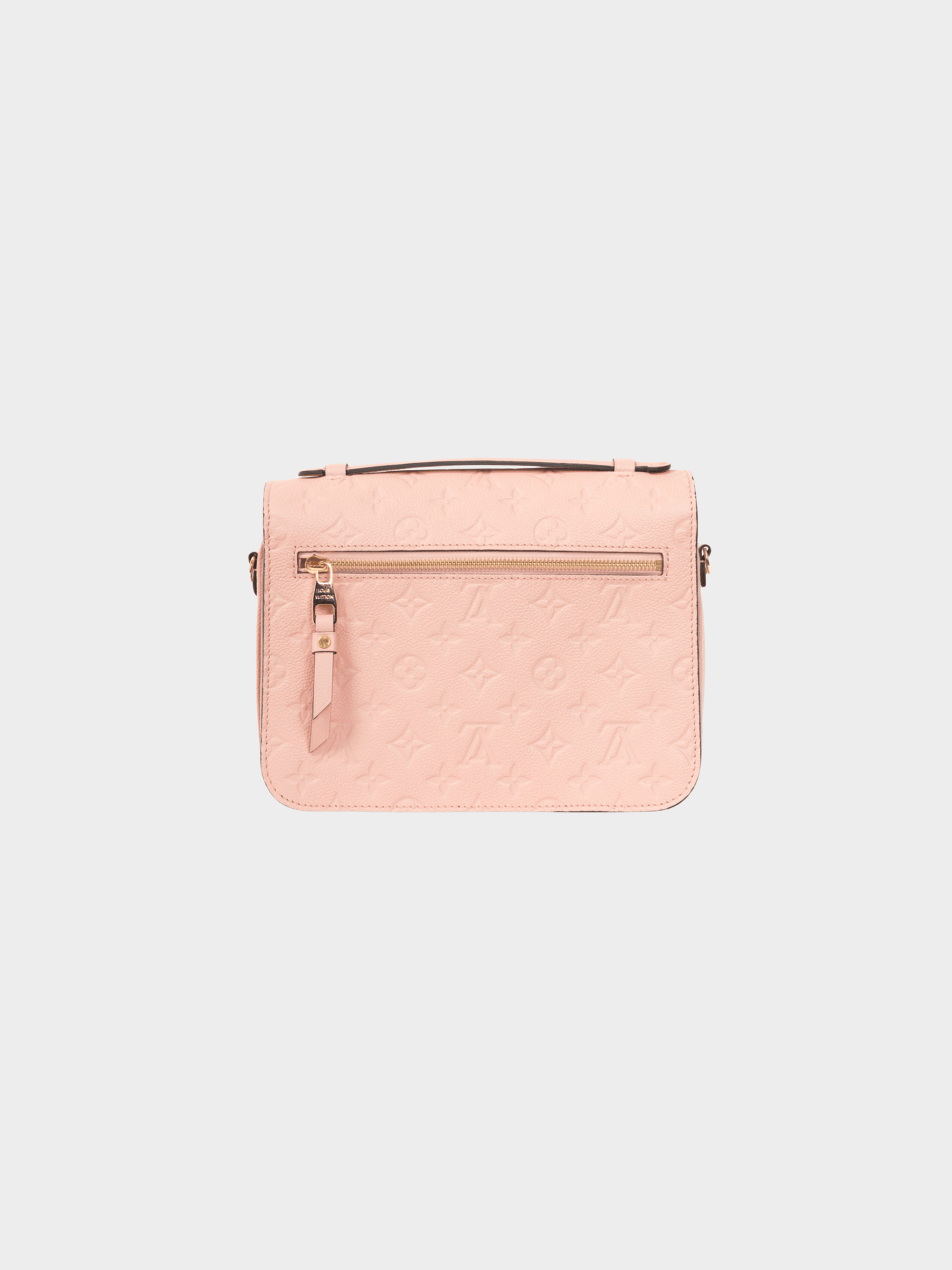 Louis Vuitton 2010s Pochette Metis MM Rose Poudre Monogram Empreinte Satchel