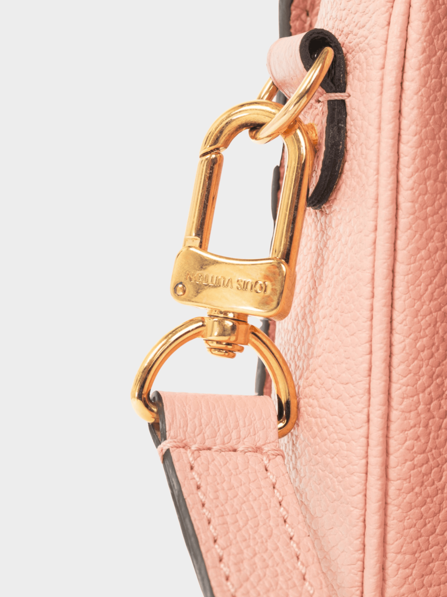 Louis Vuitton 2010s Pochette Metis MM Rose Poudre Monogram Empreinte Satchel