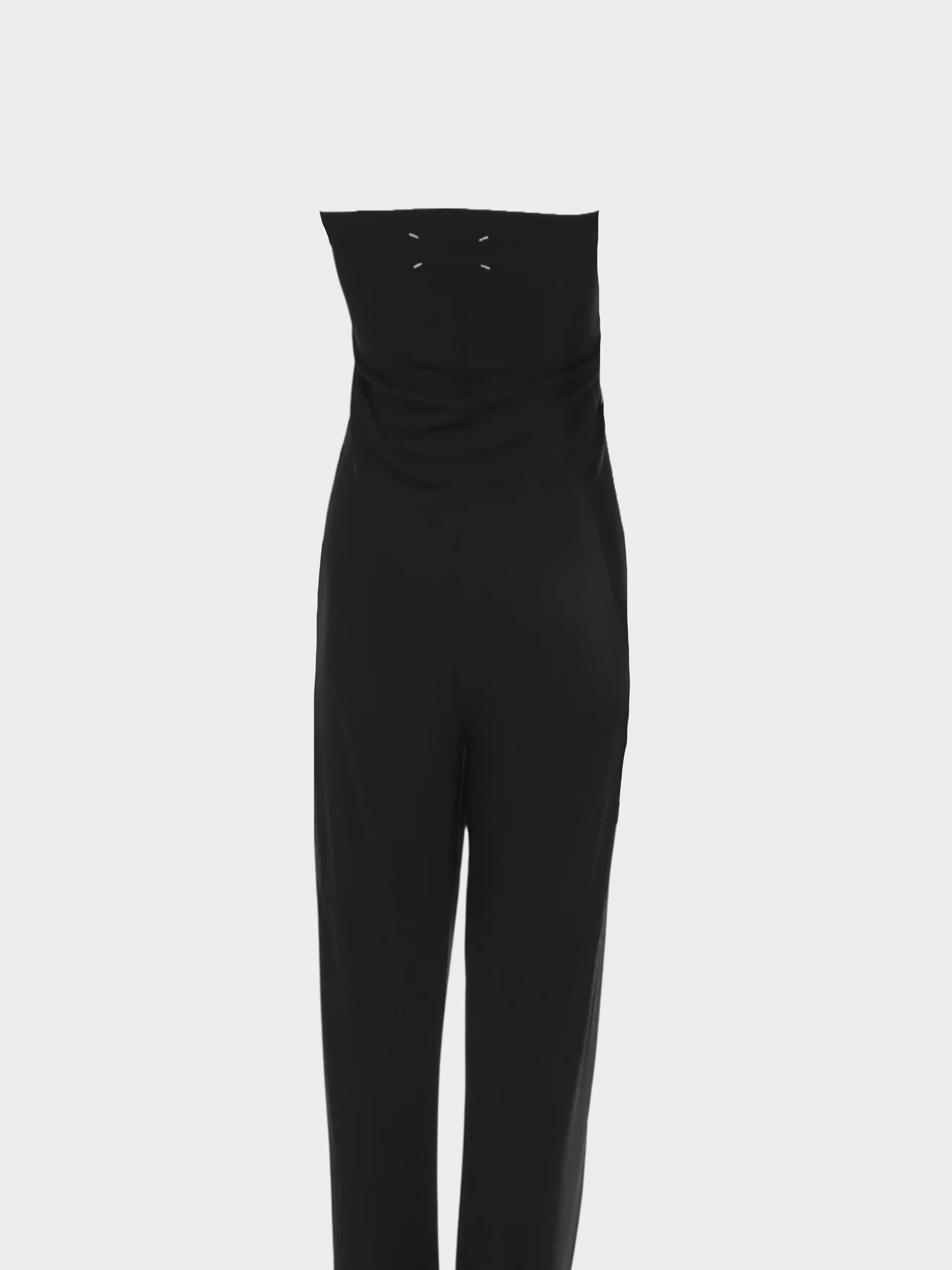 Maison Martin Margiela SS 2006 Black Viscose Off Shoulder Jumpsuit