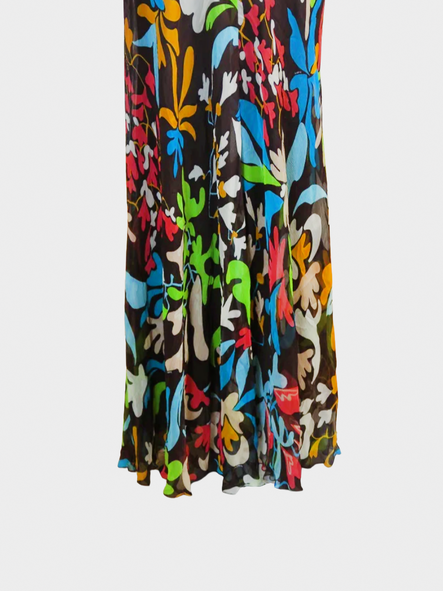 Missoni SS 2005 Multicoloured Floral Print Top and Skirt Set