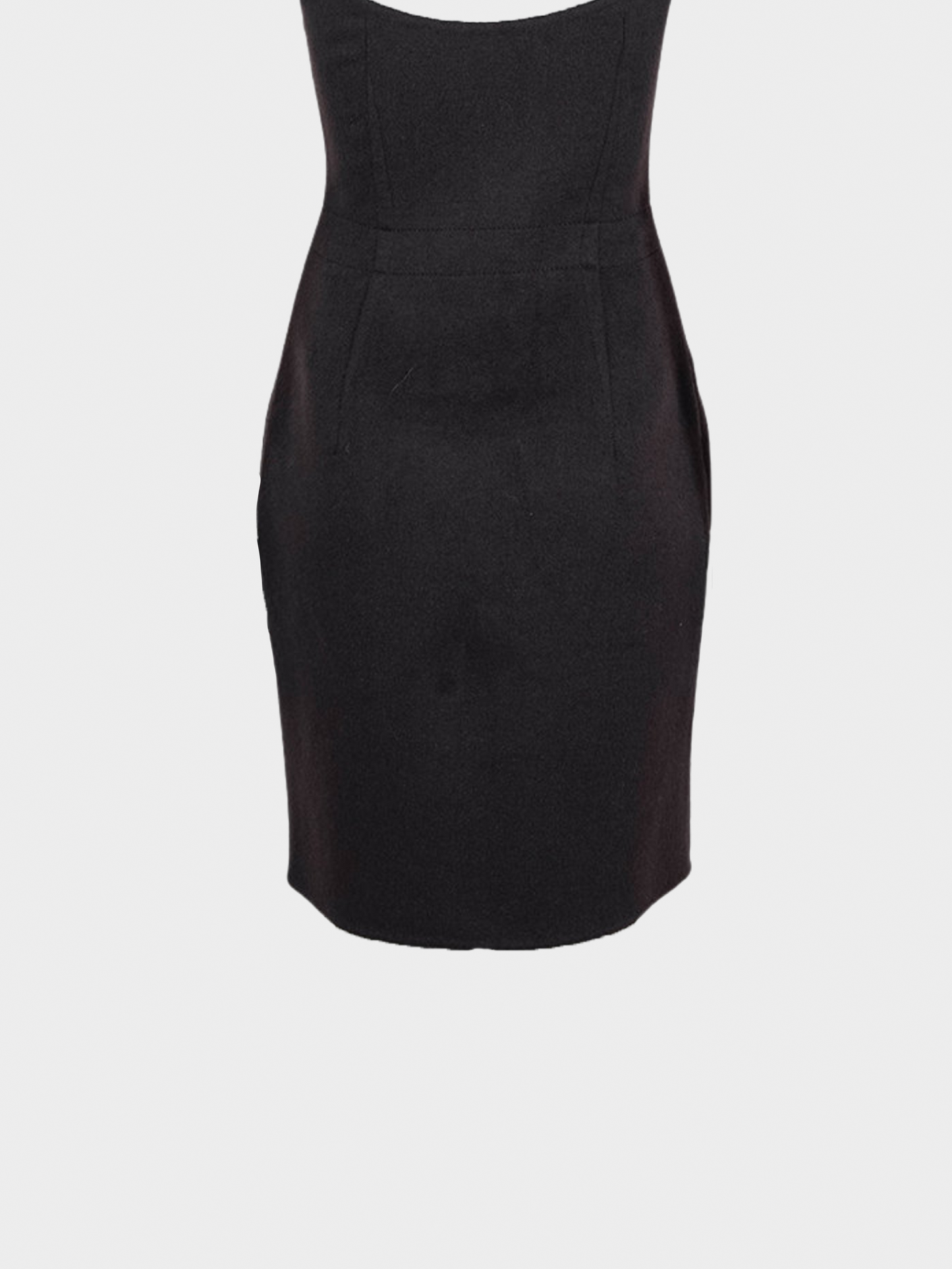 Prada 2000s Brown Wool Mini Dress