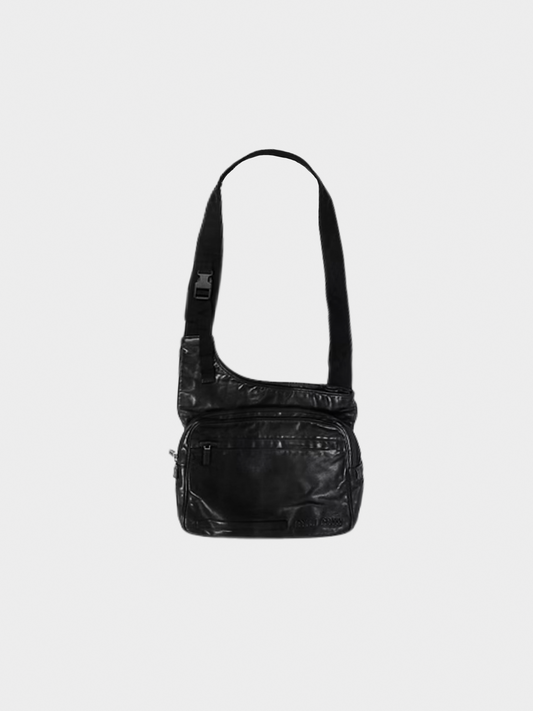 Miu Miu FW 1999 Black Leather Crossbody Bag