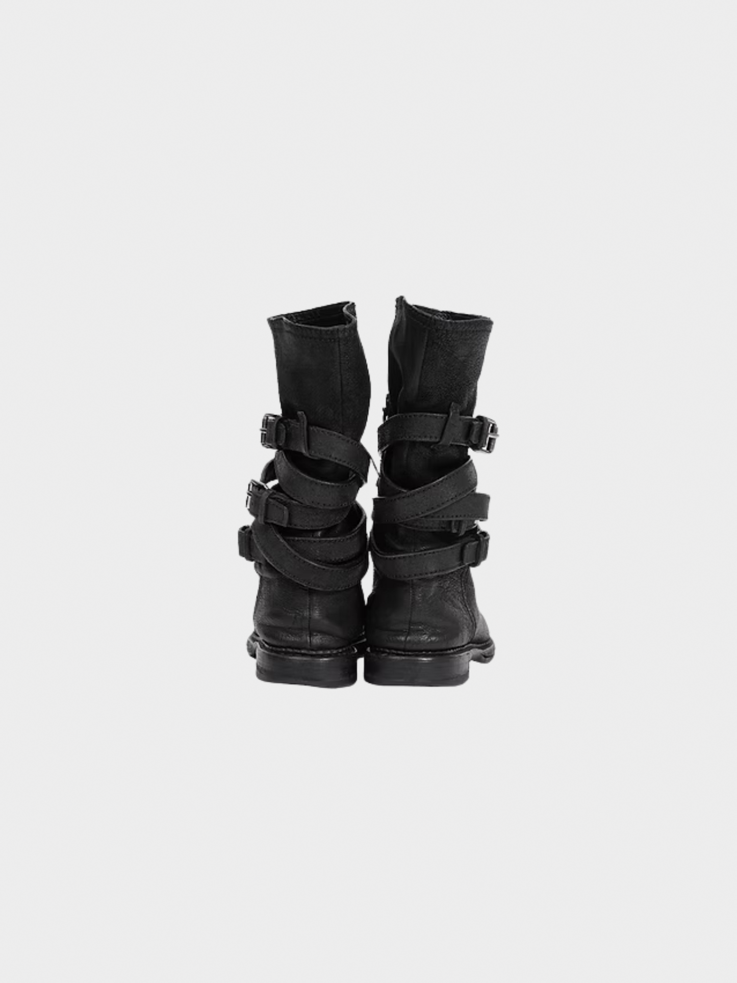 Miu Miu 2000s Black Buckle Boots