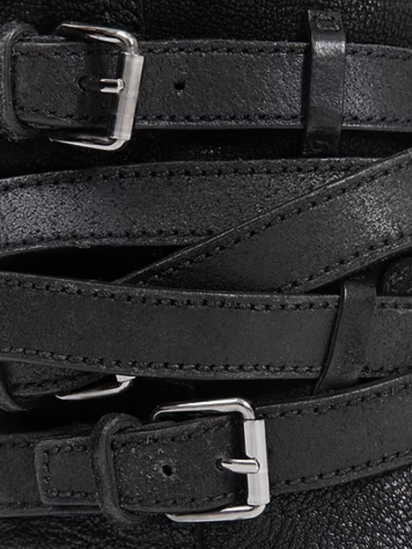 Miu Miu 2000s Black Buckle Boots