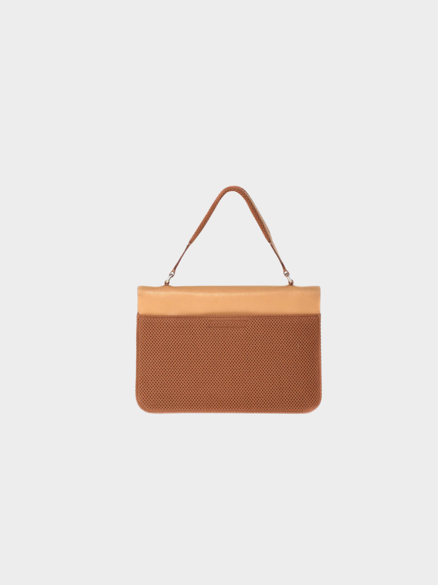 Miu Miu FW 1999 Beige Leather Top Handled Bag