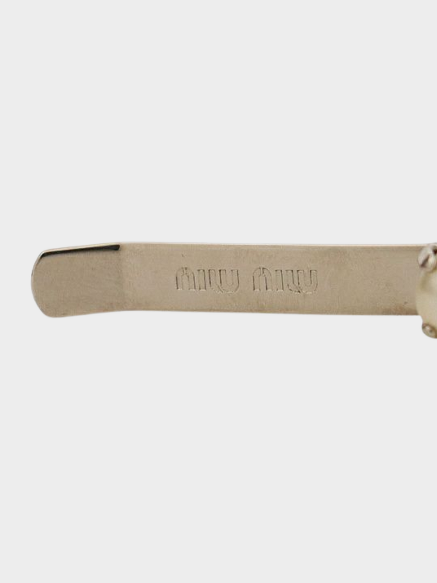 Miu Miu 2010s Silver Rhinestone Headband
