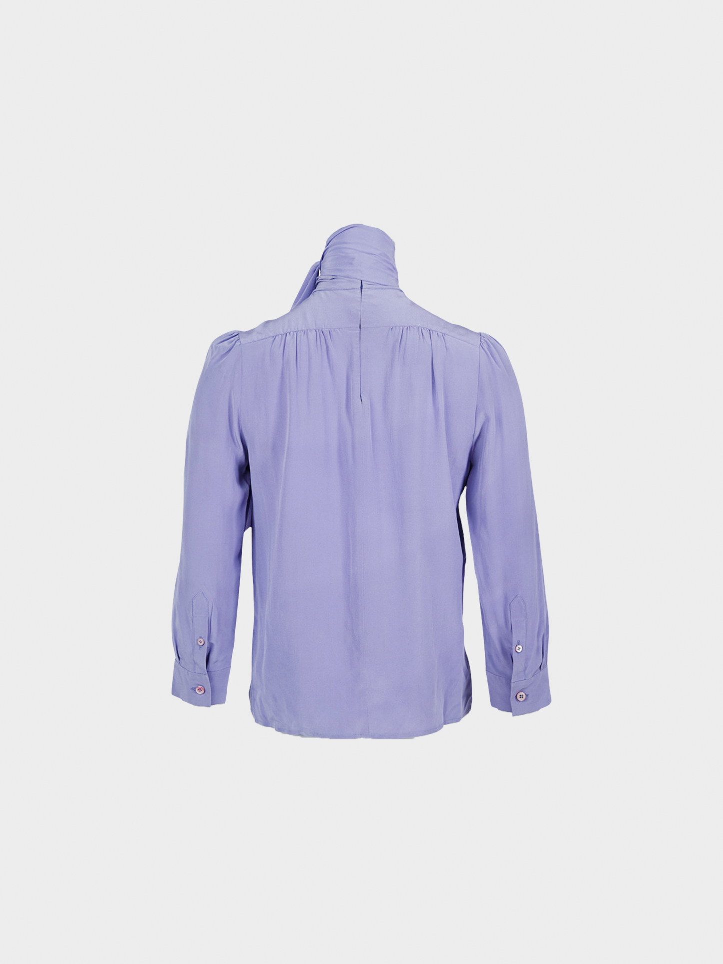 Prada SS 2000 Runway Purple Silk Blouse