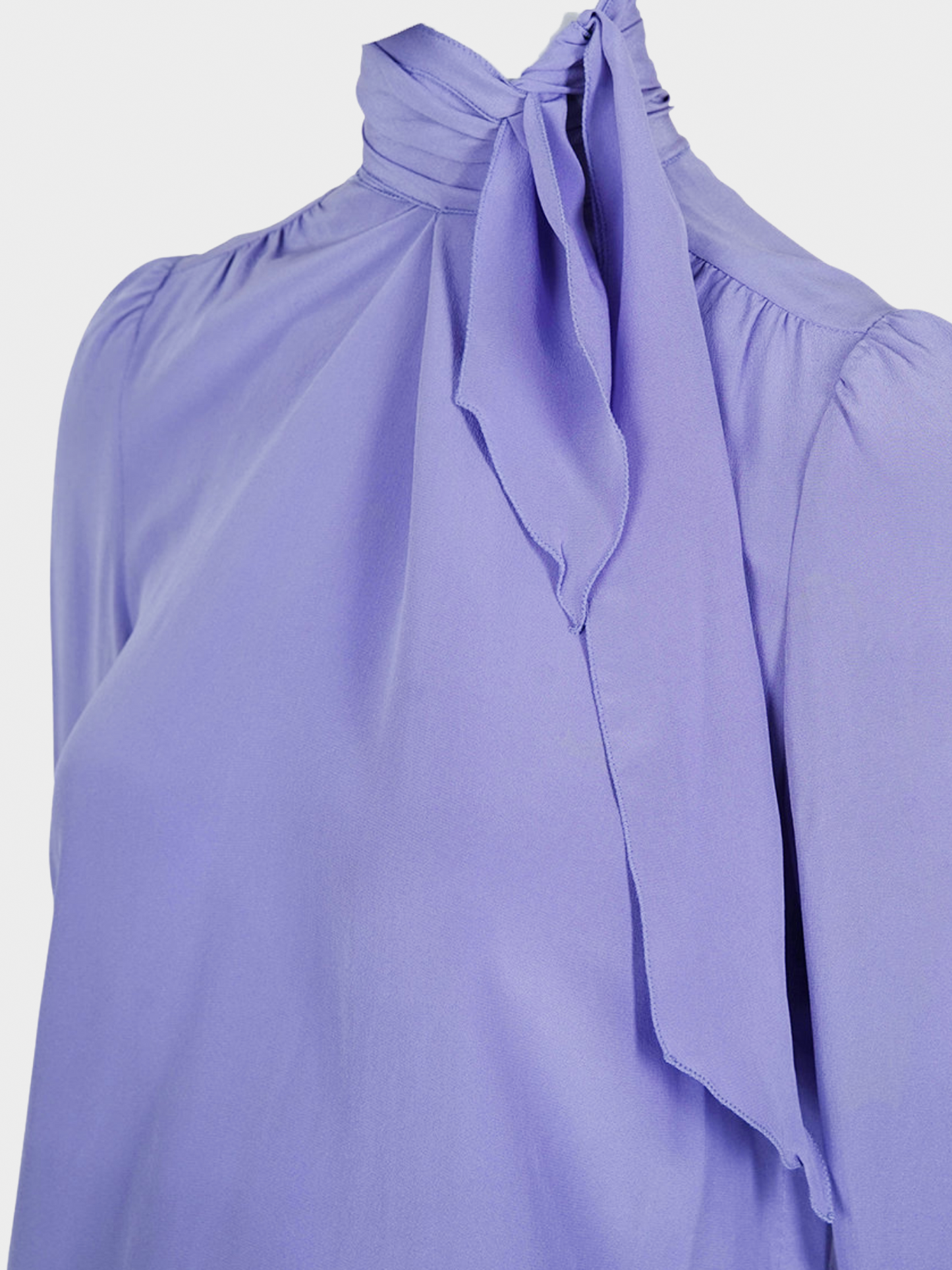 Prada SS 2000 Runway Purple Silk Blouse