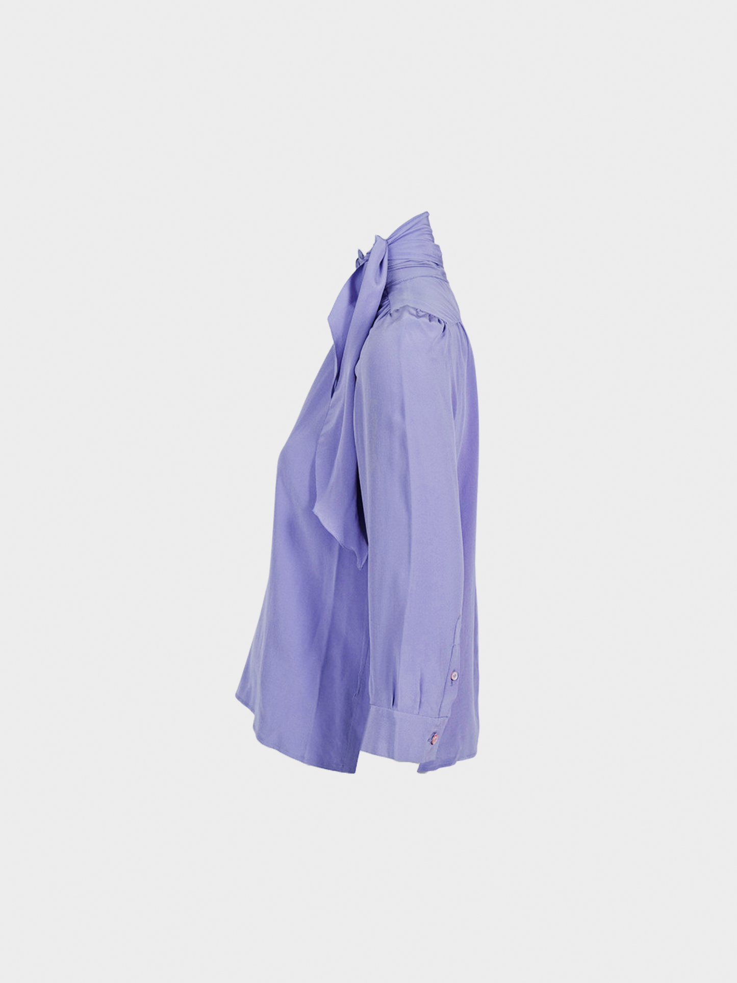 Prada SS 2000 Runway Purple Silk Blouse