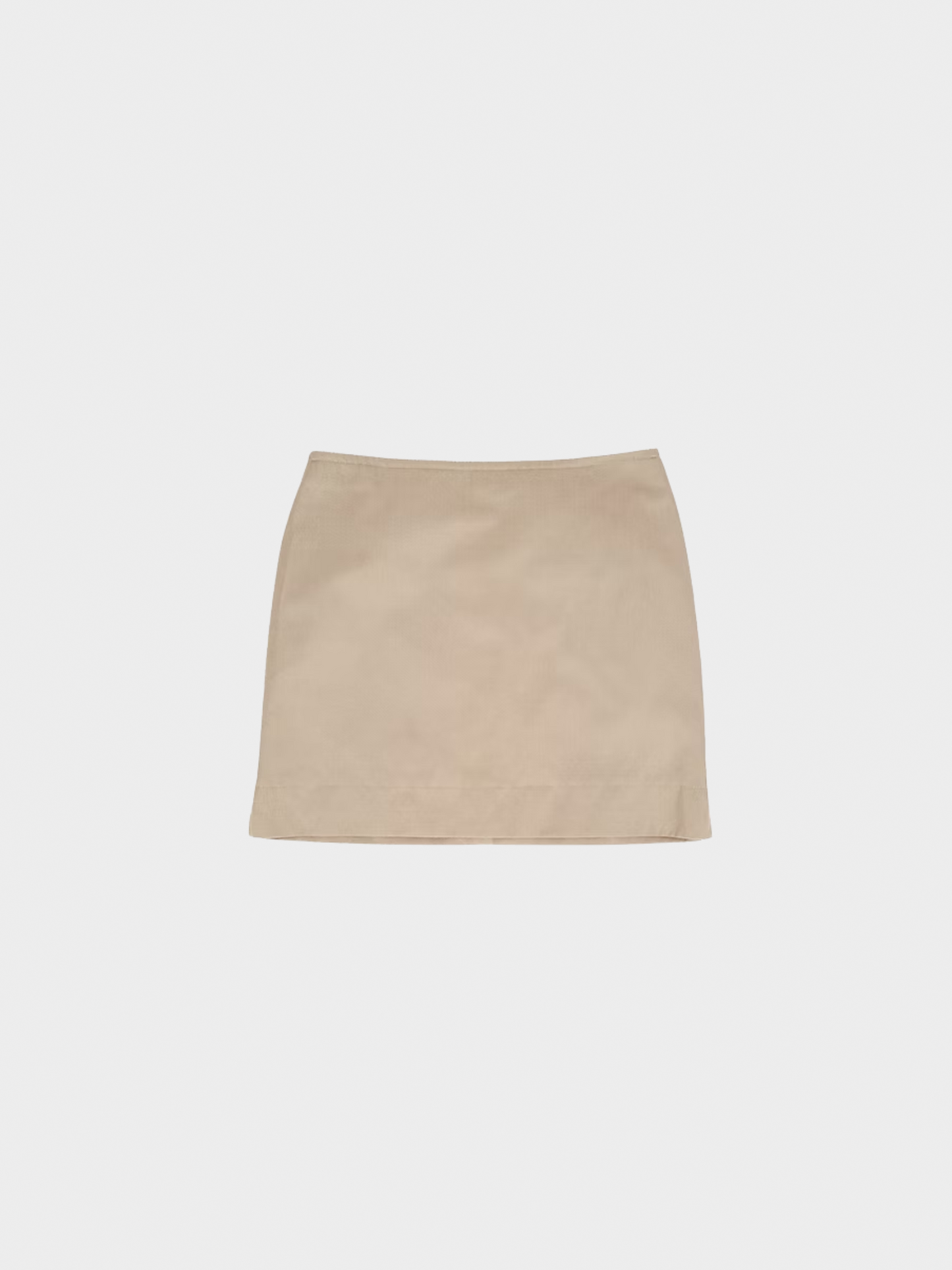 Miu Miu SS 1998 Khaki Lace Up Mini Skirt