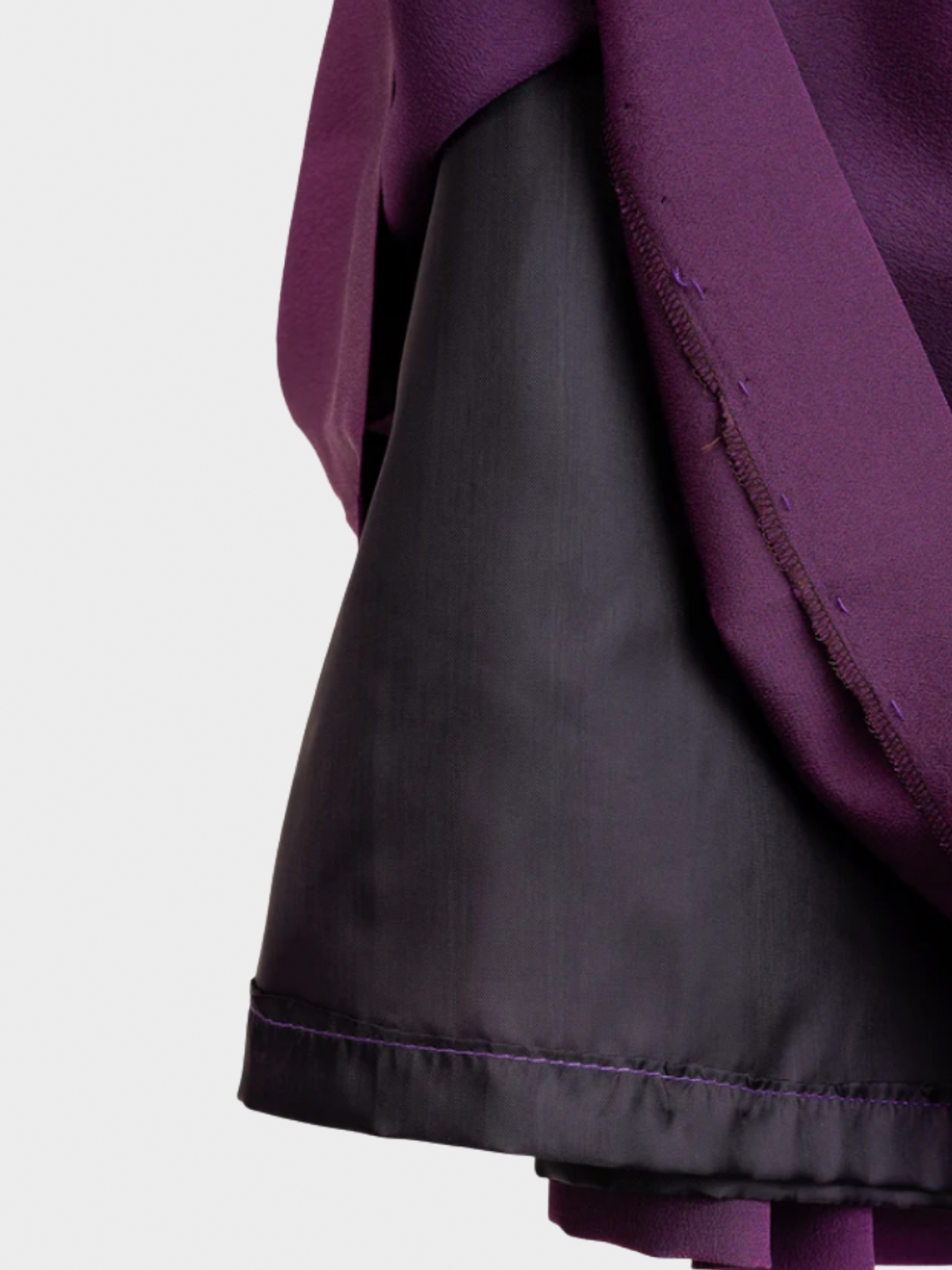 Miu Miu 2012 Purple Drop Waist Skirt