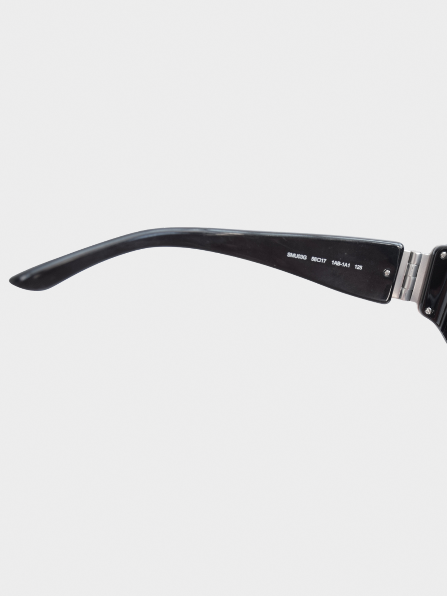 Miu Miu FW 2010 Black Logo Sunglasses