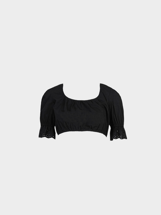 Miu Miu SS 2002 Super Doll Sleeve Crop Top