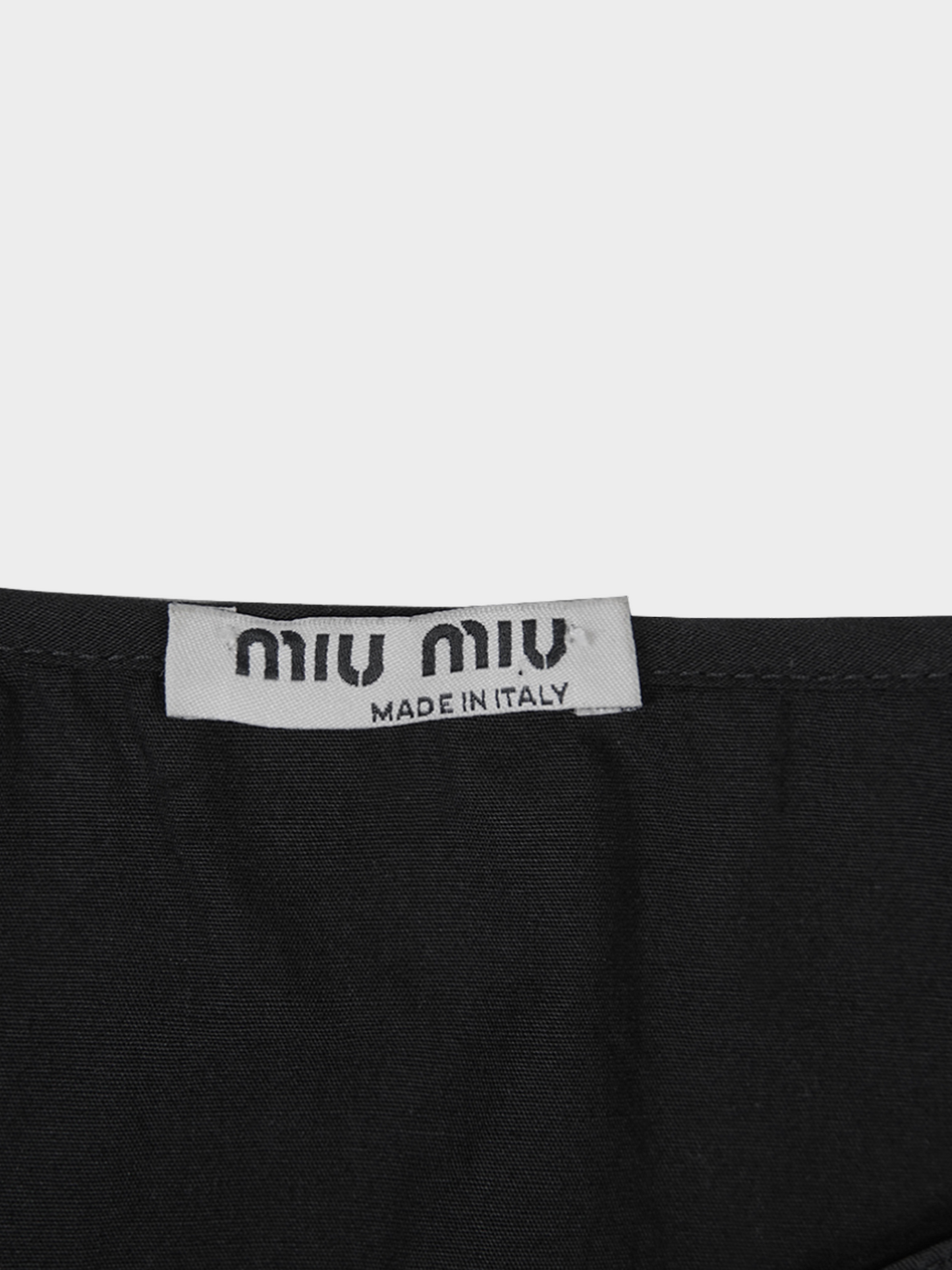 Miu Miu SS 2002 Super Doll Sleeve Crop Top