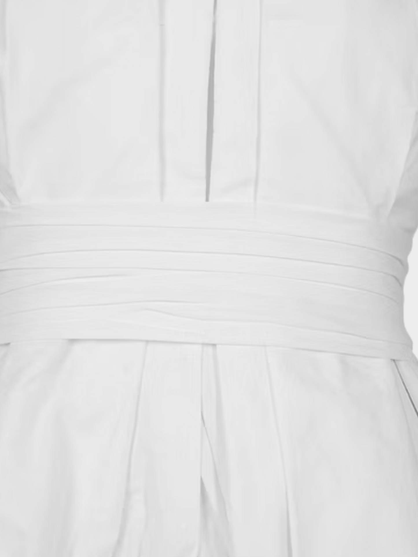 Miu Miu SS 2003 White Pleated Tank Top