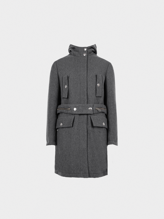 Miu Miu FW 1999 Grey Wool Coat