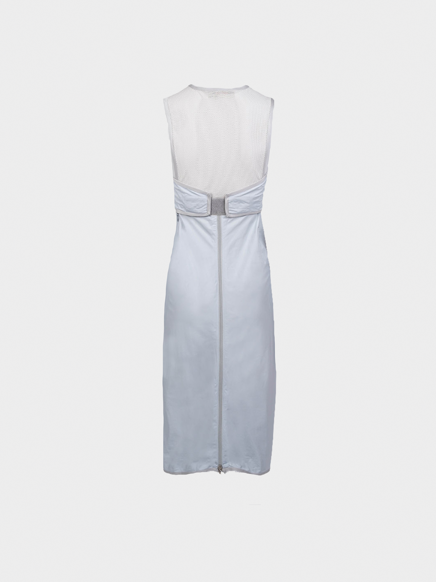 Prada SS 1999 Light Blue Polyester Midi Dress
