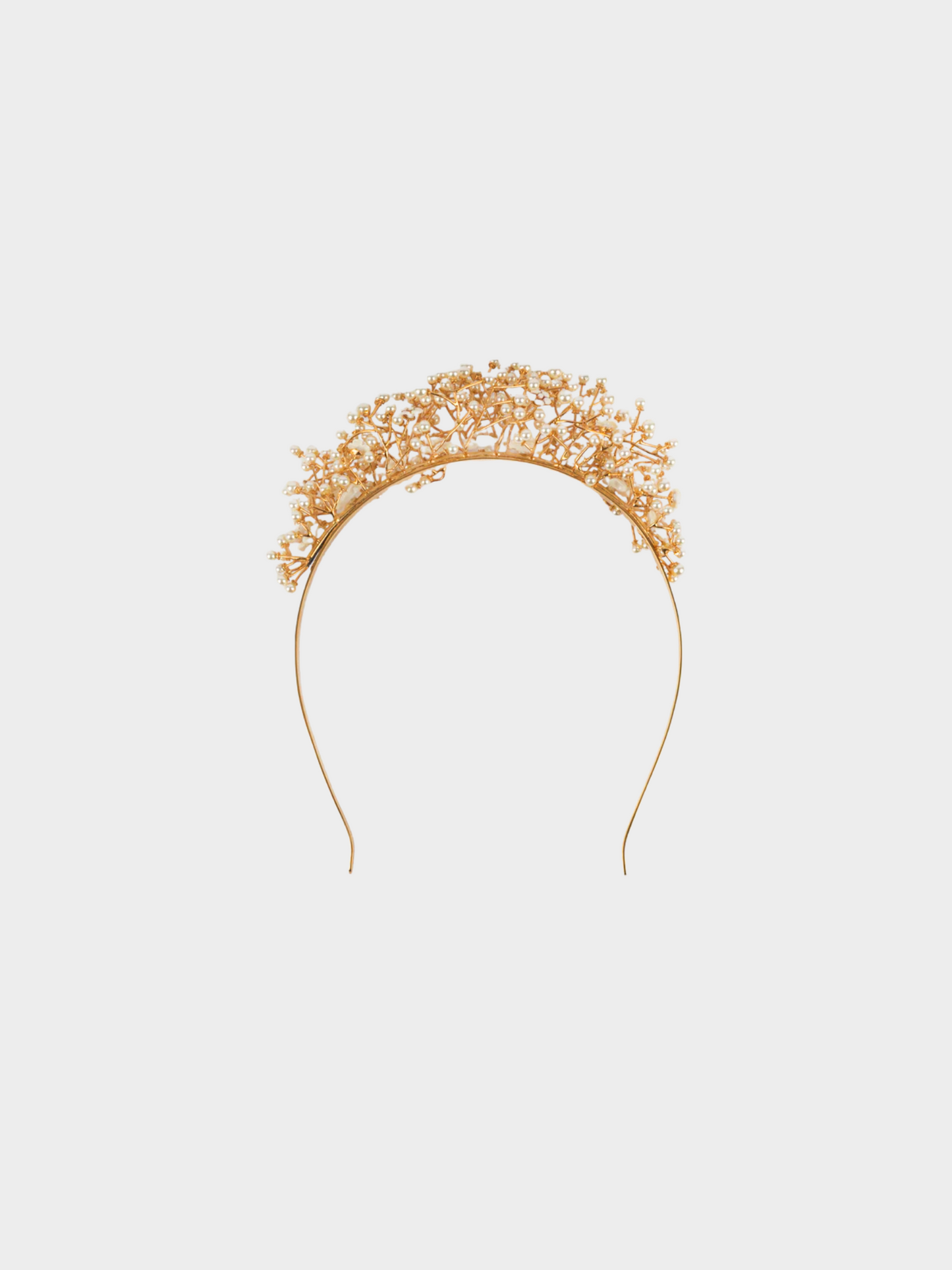Miu Miu 2010s Golden Pearl headband