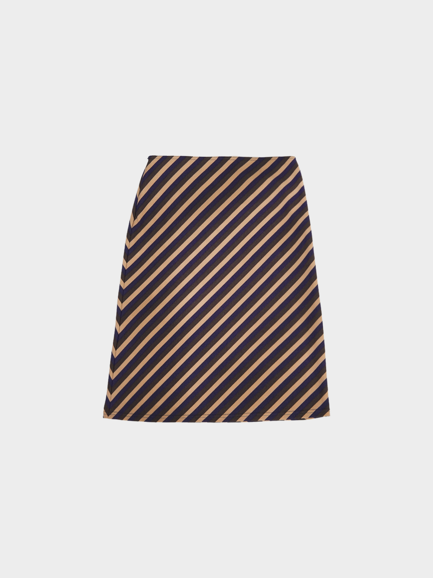 Miu Miu FW 2000 Multicoloured Stripe Midi Skirt