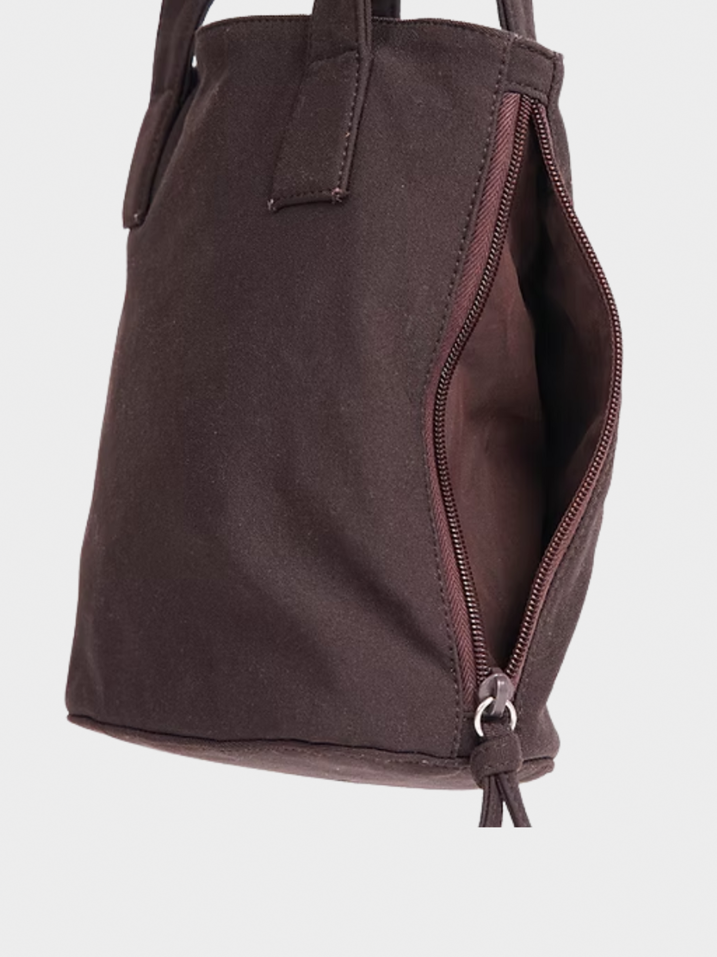Miu Miu Early 1990s Brown Mini Tote Bag