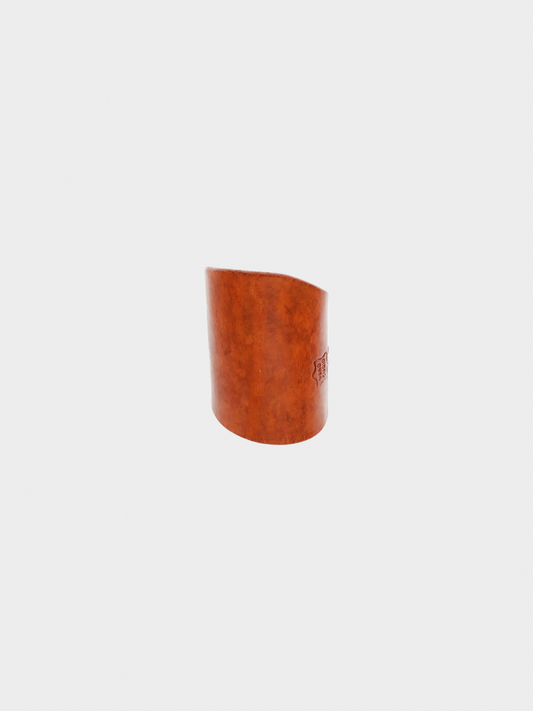 Maison Martin Margiela 2000s Brown Leather Cuff