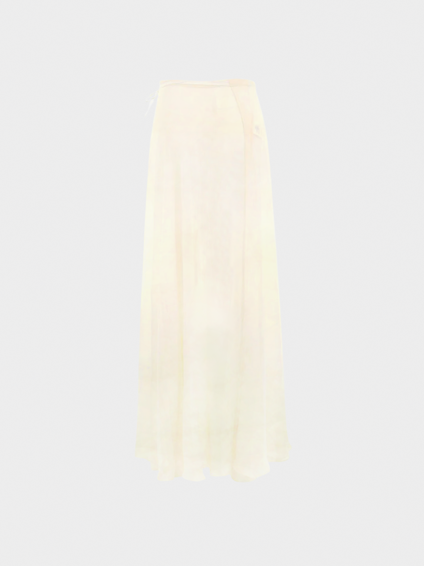 Maison Martin Margiela SS 1999 Cream Sheer Long Maxi Skirt