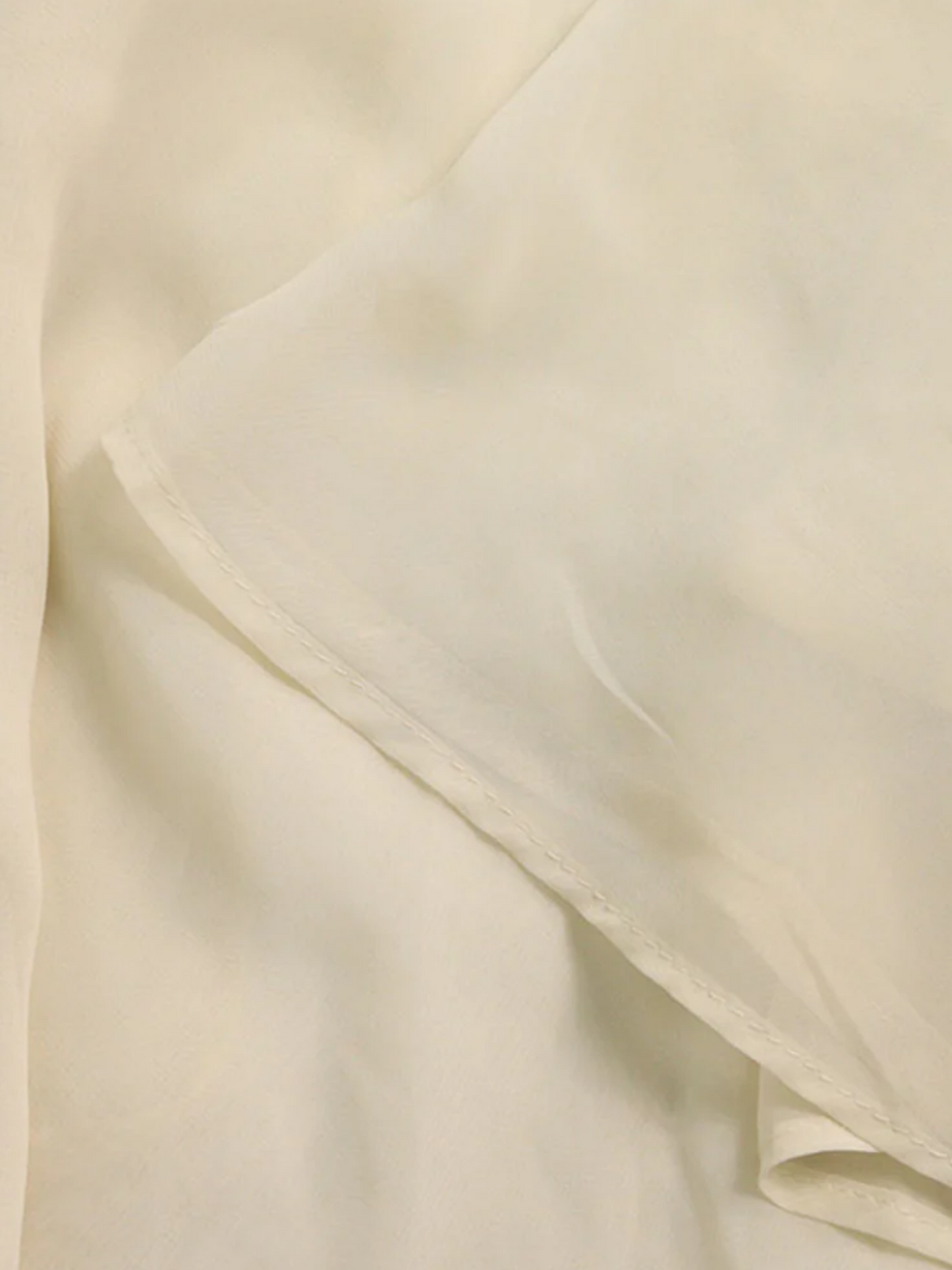 Maison Martin Margiela SS 1999 Cream Sheer Long Maxi Skirt