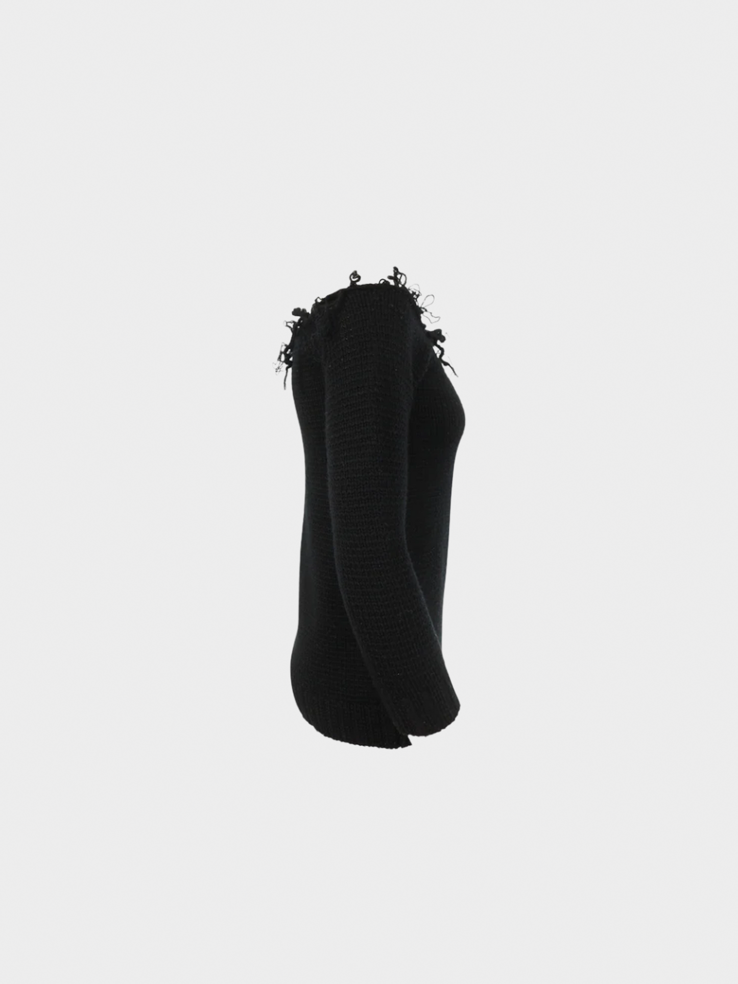 Maison Martin Margiela AW 2001 Black Off Shoulder Top