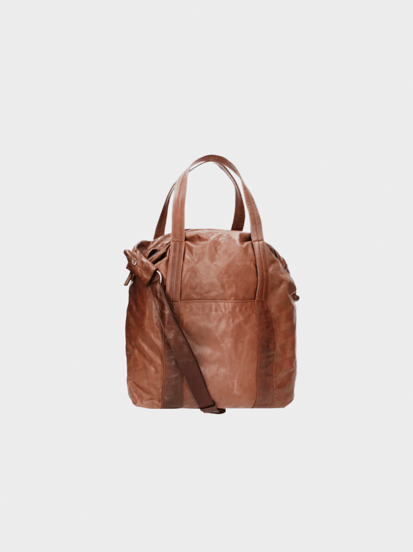 Maison Martin Margiela AW 2015 Brown Large Leather Bag
