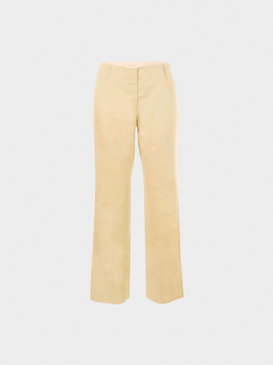 Maison Martin Margiela AW 2001 Beige Cotton Trouser