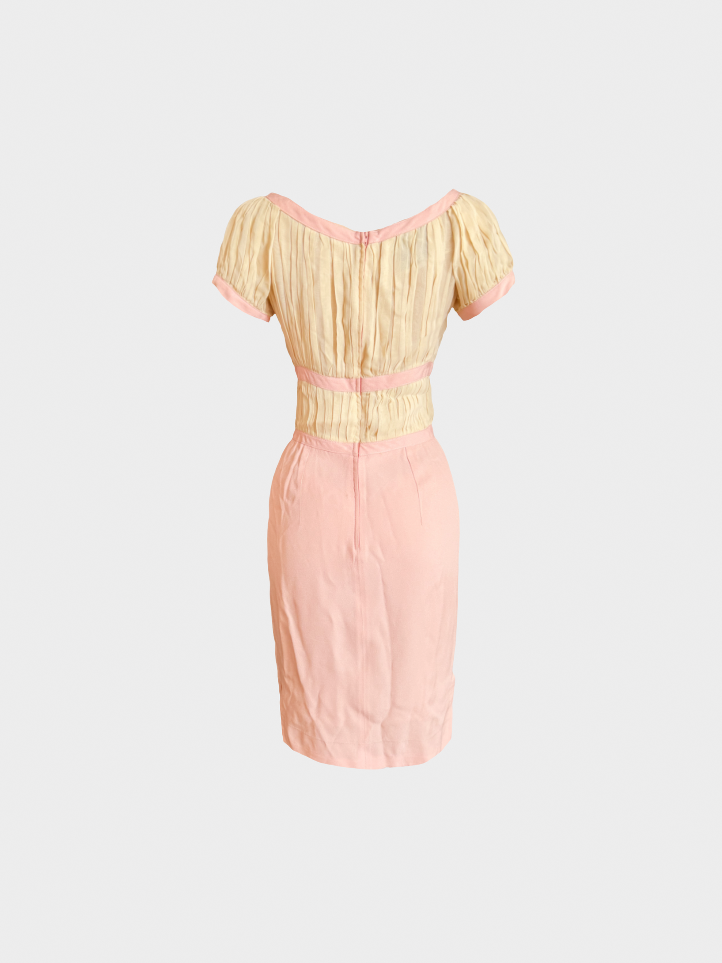 Moschino 1990s Pink Bow Midi Dress