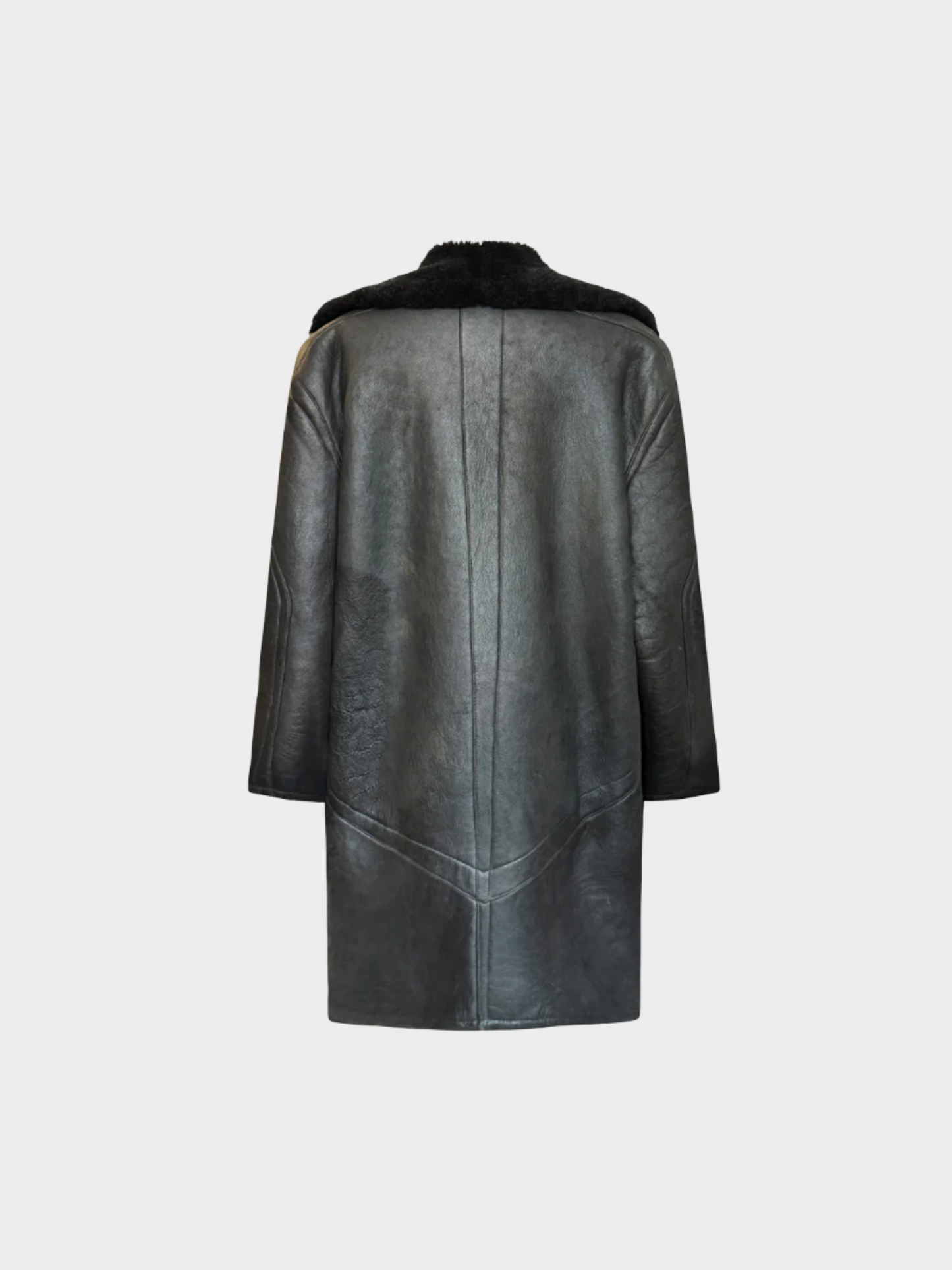 Thierry Mugler 1980s Black Sheepskin Coat