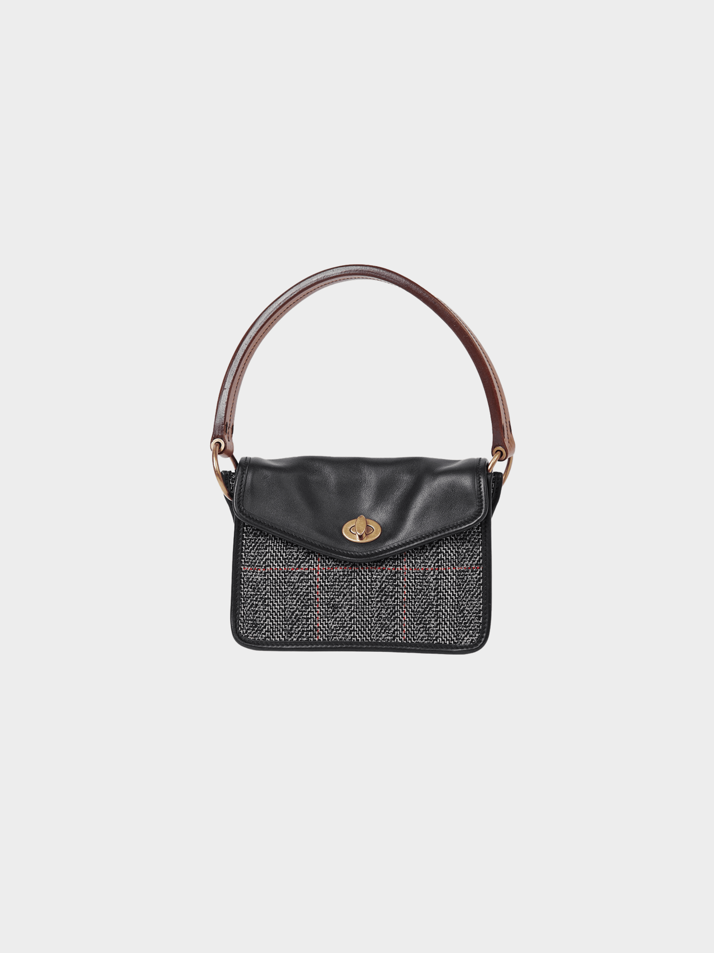 Miu Miu FW 2003 Wool Leather Bag