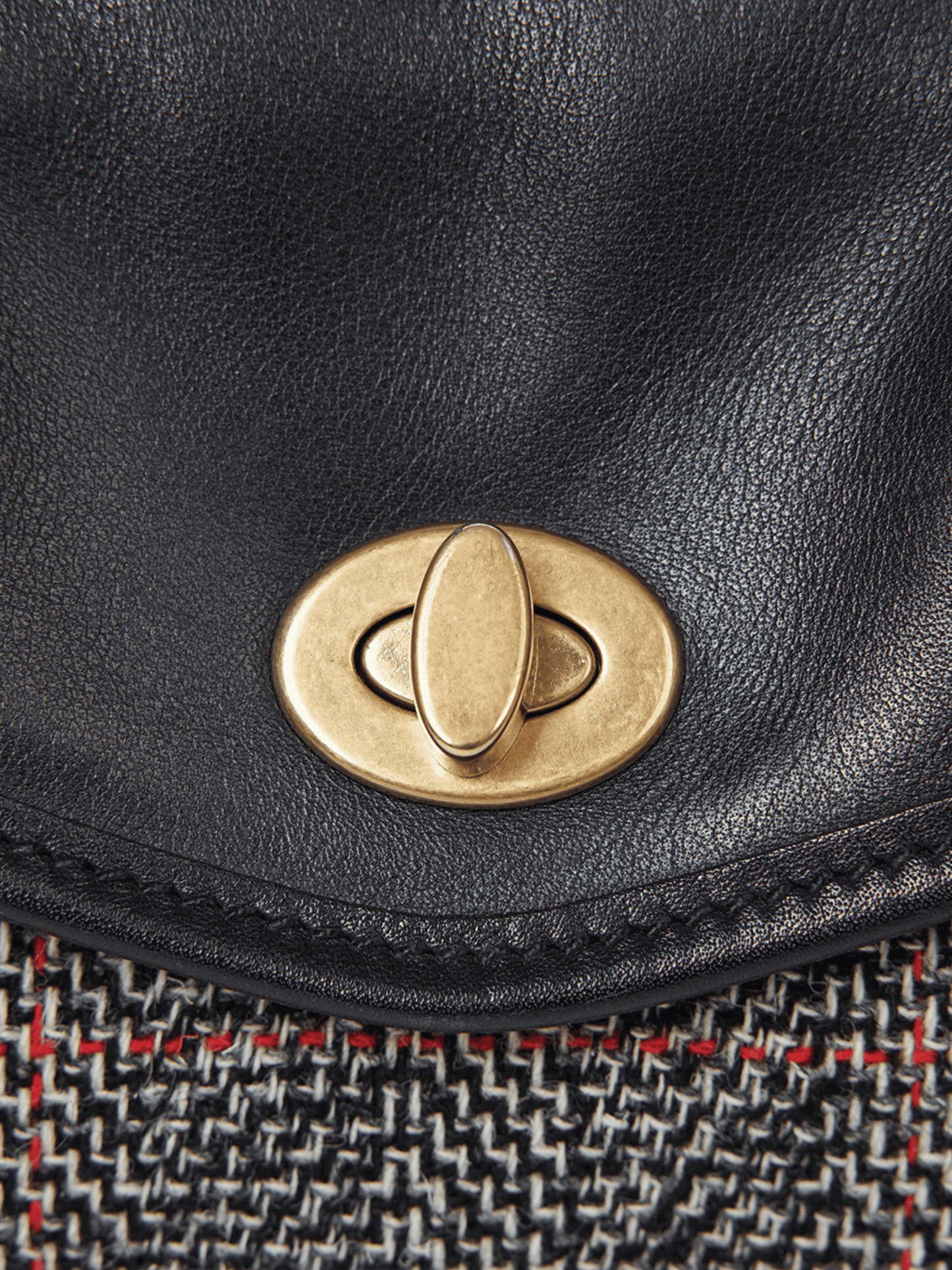 Miu Miu FW 2003 Wool Leather Bag