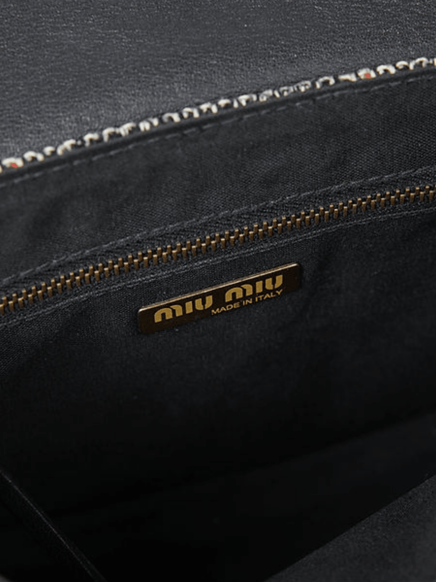 Miu Miu FW 2003 Wool Leather Bag