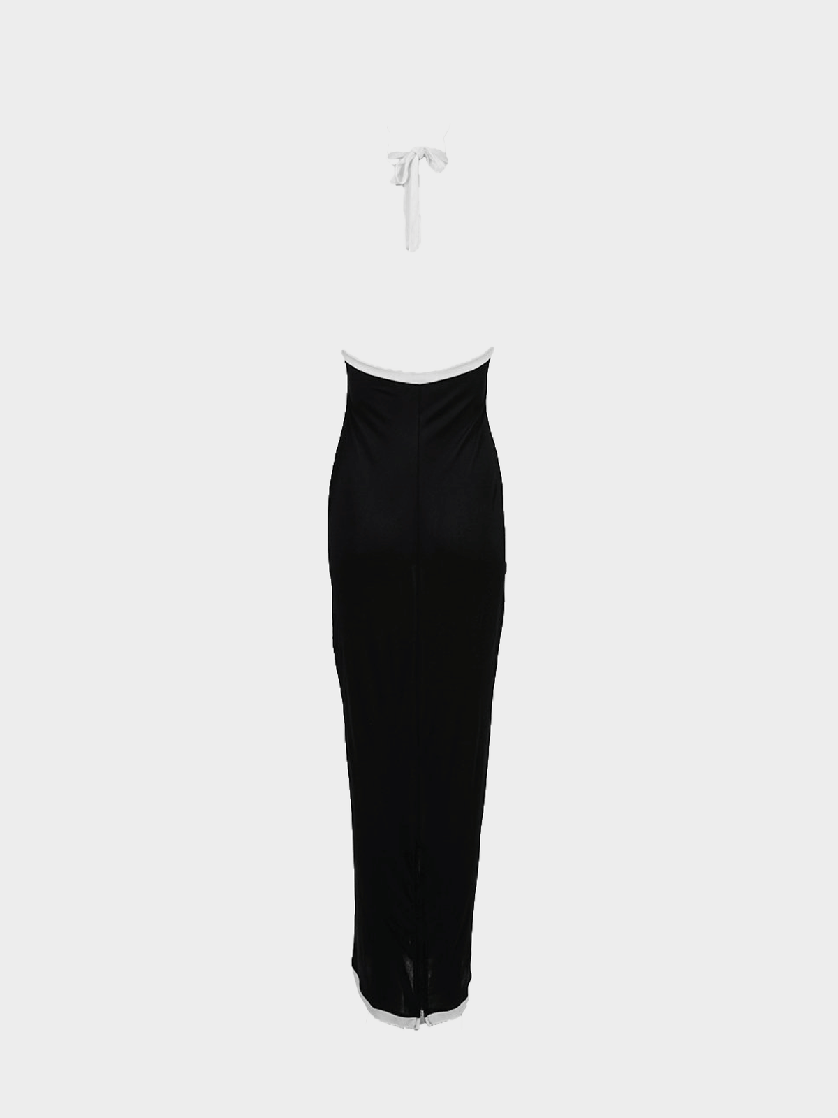 Miu Miu Resort 2010 Black Viscose Maxi Dress