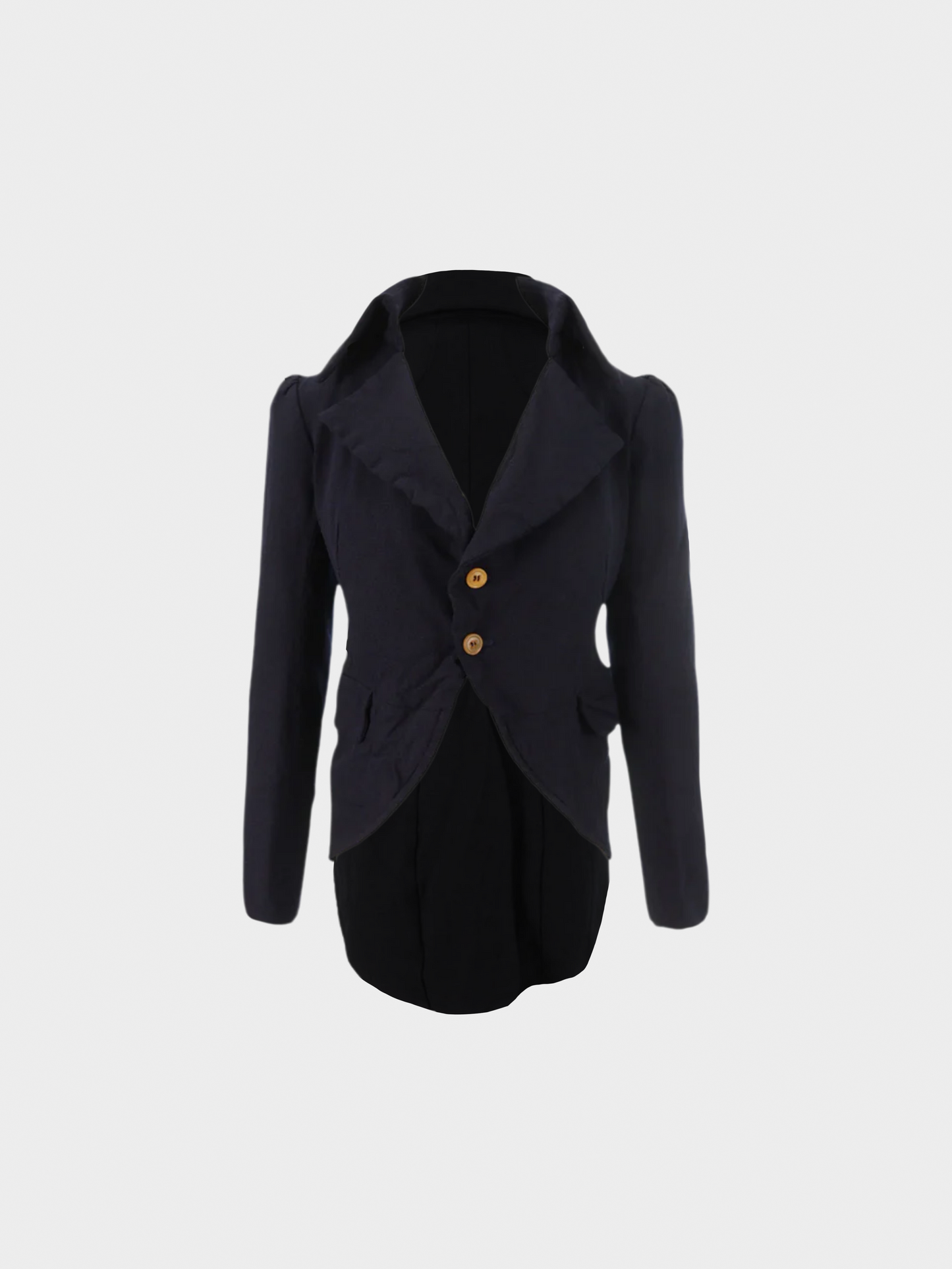 Comme Des Garçons SS 2006 Black Two Button Blazer