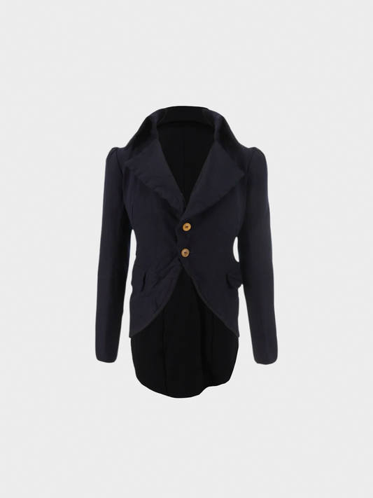 Comme Des Garçons SS 2006 Black Two Button Blazer