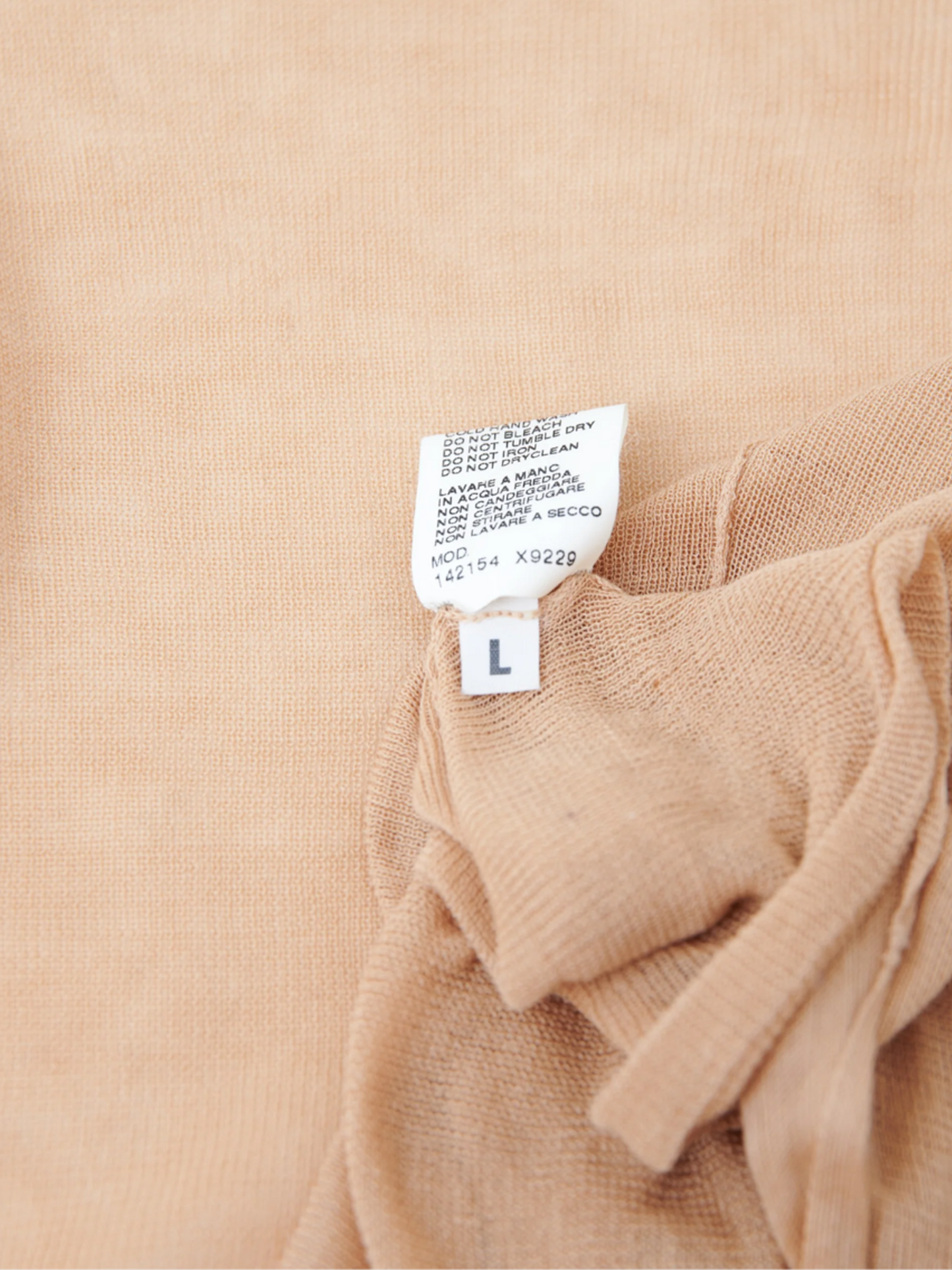 Gucci by Tom Ford 1990s Asymmetric Laced Pink Cardigan