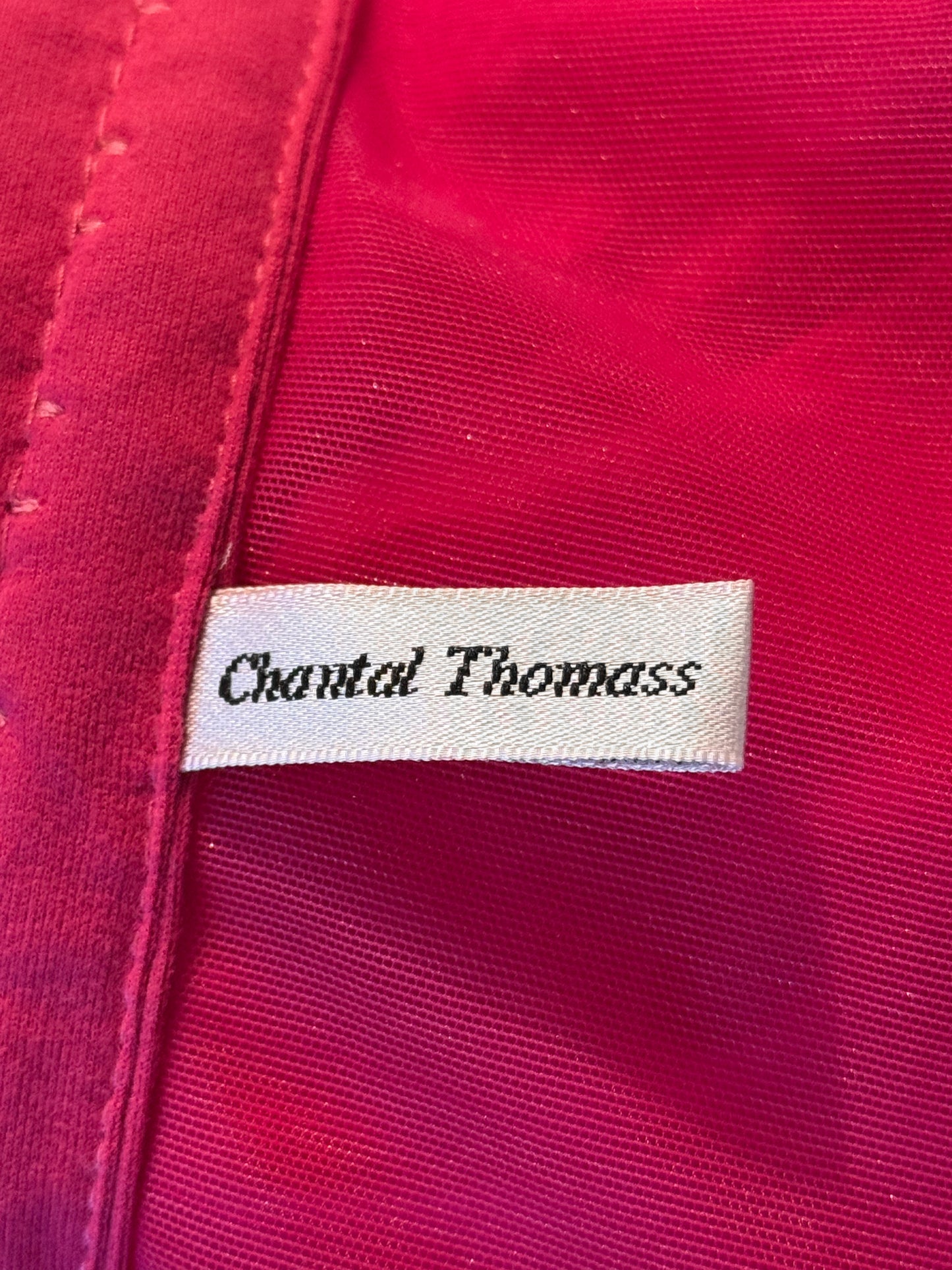 Chantal Thomass 2010s Hot Pink Drawstring Bow-Detailed Corset Top
