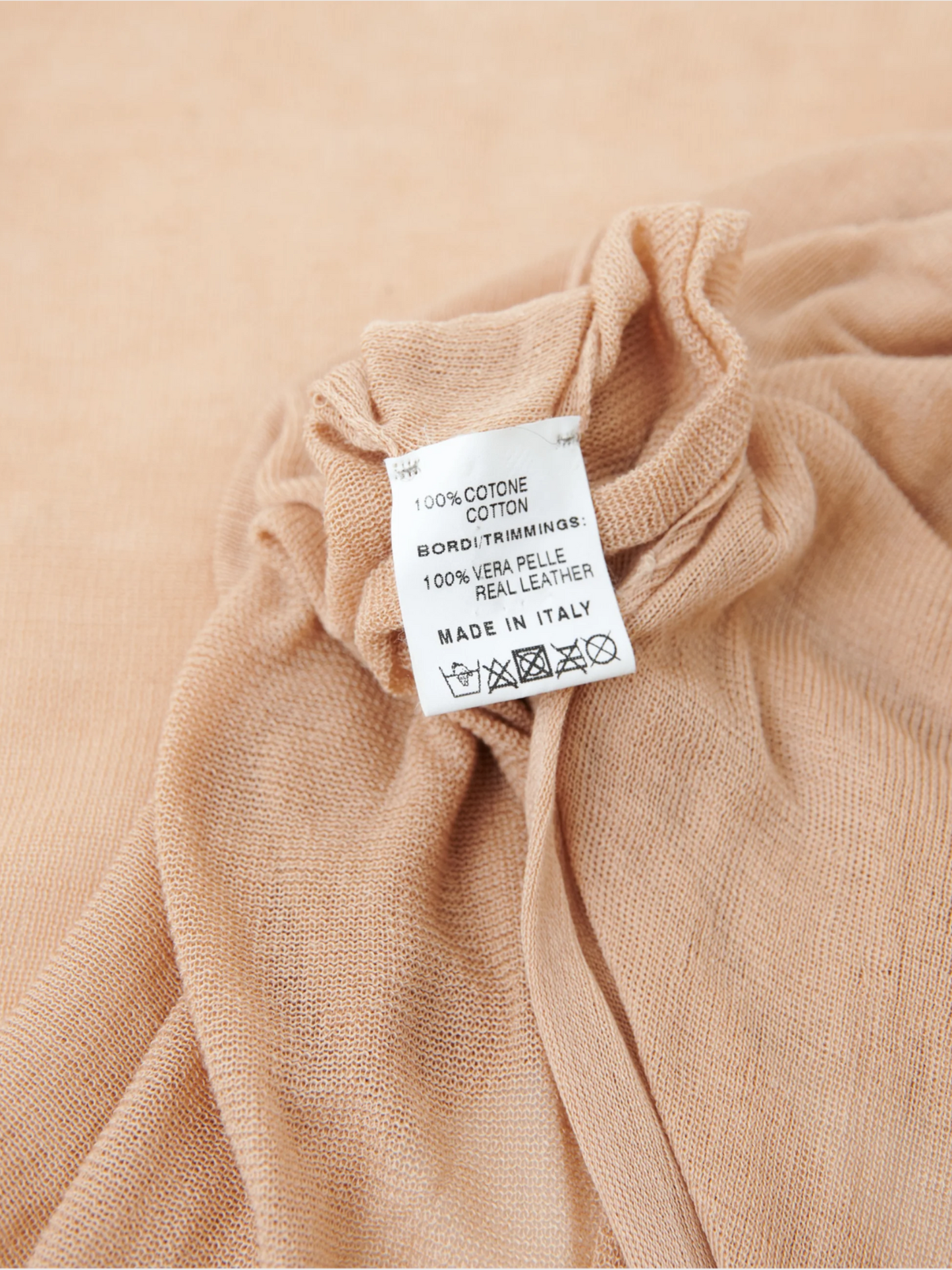 Gucci by Tom Ford 1990s Asymmetric Laced Pink Cardigan