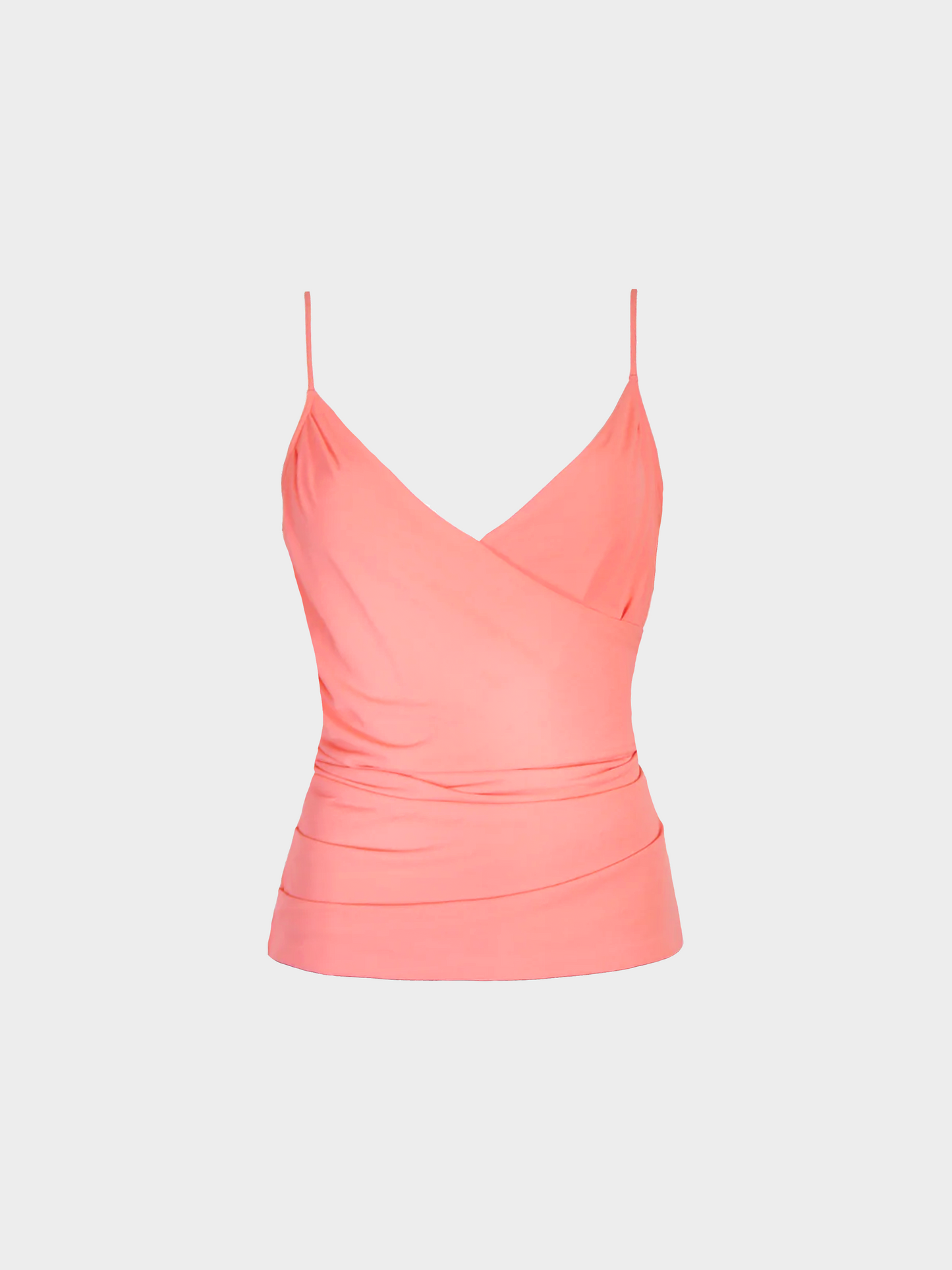 Plein Sud 2000s Pink V-Neck Mesh Cami Top