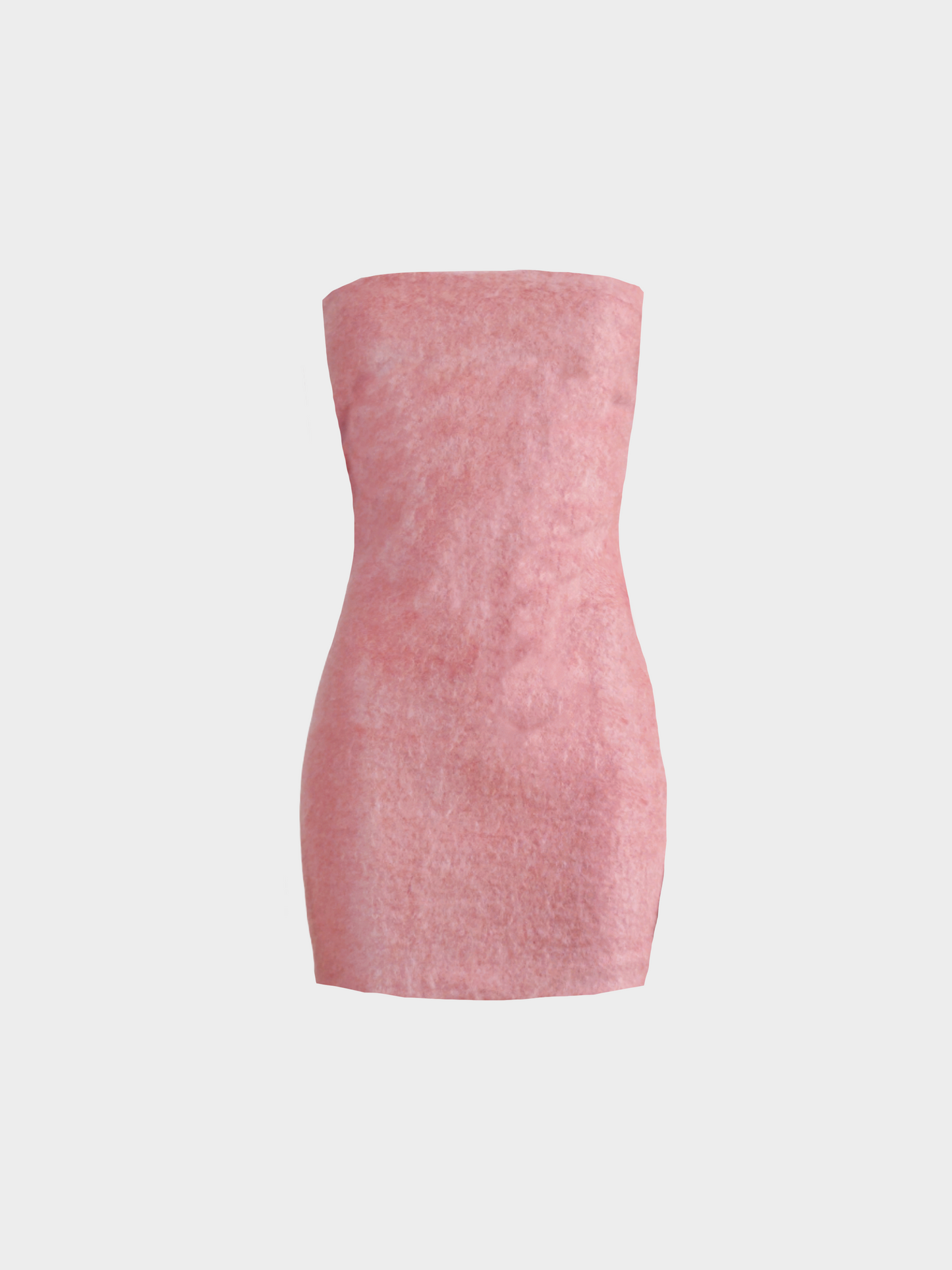 Plein Sud 1990s Pink Mohair Midi Skirt