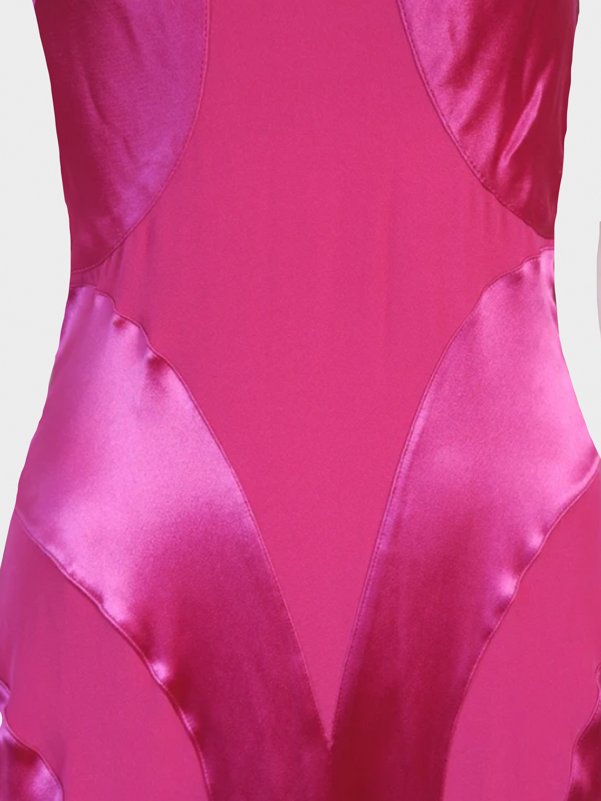 Plein Sud 1990s Hot Pink Halter Gown