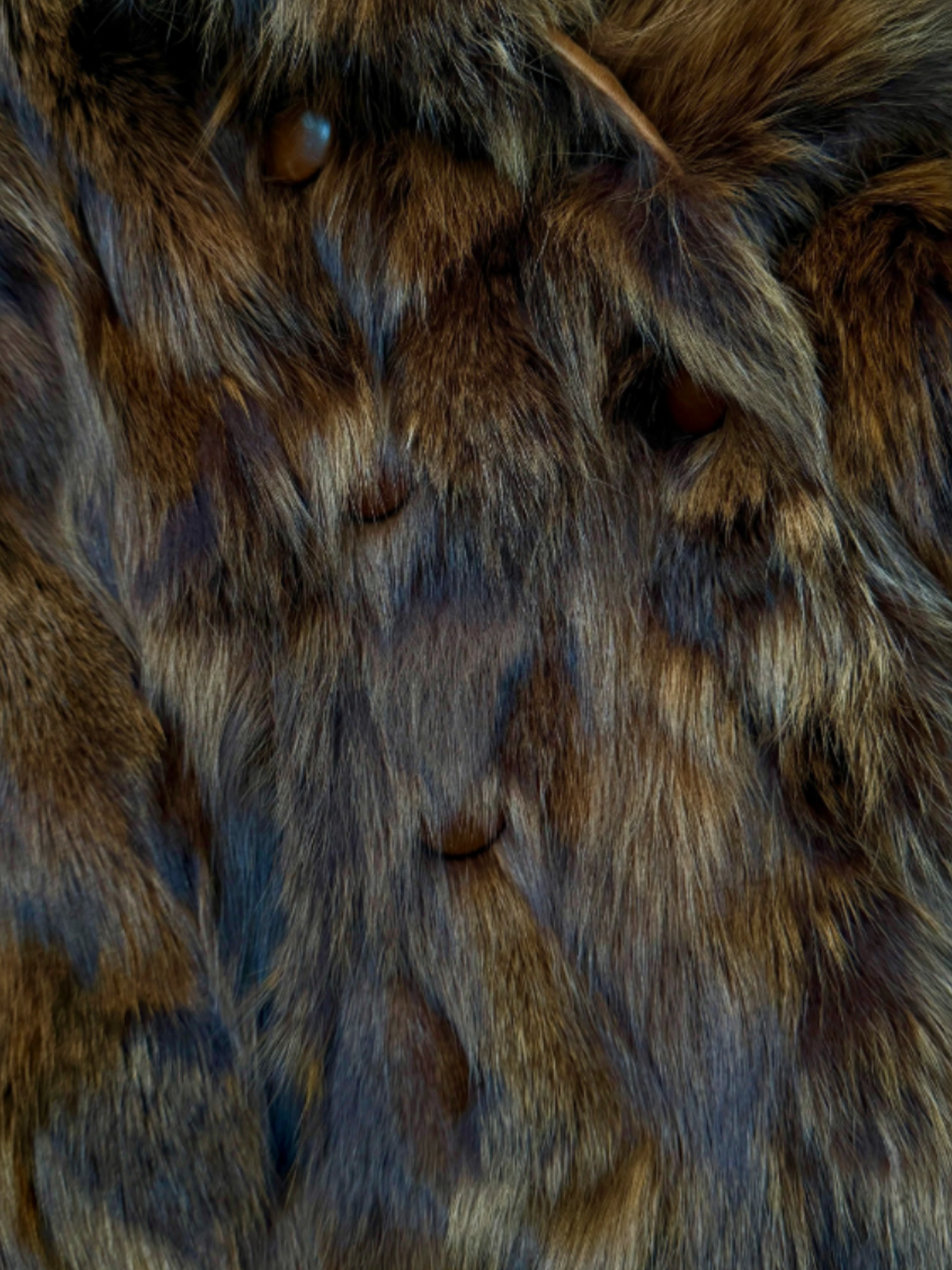 Plein Sud Full South 2000s Brown Fur Coat