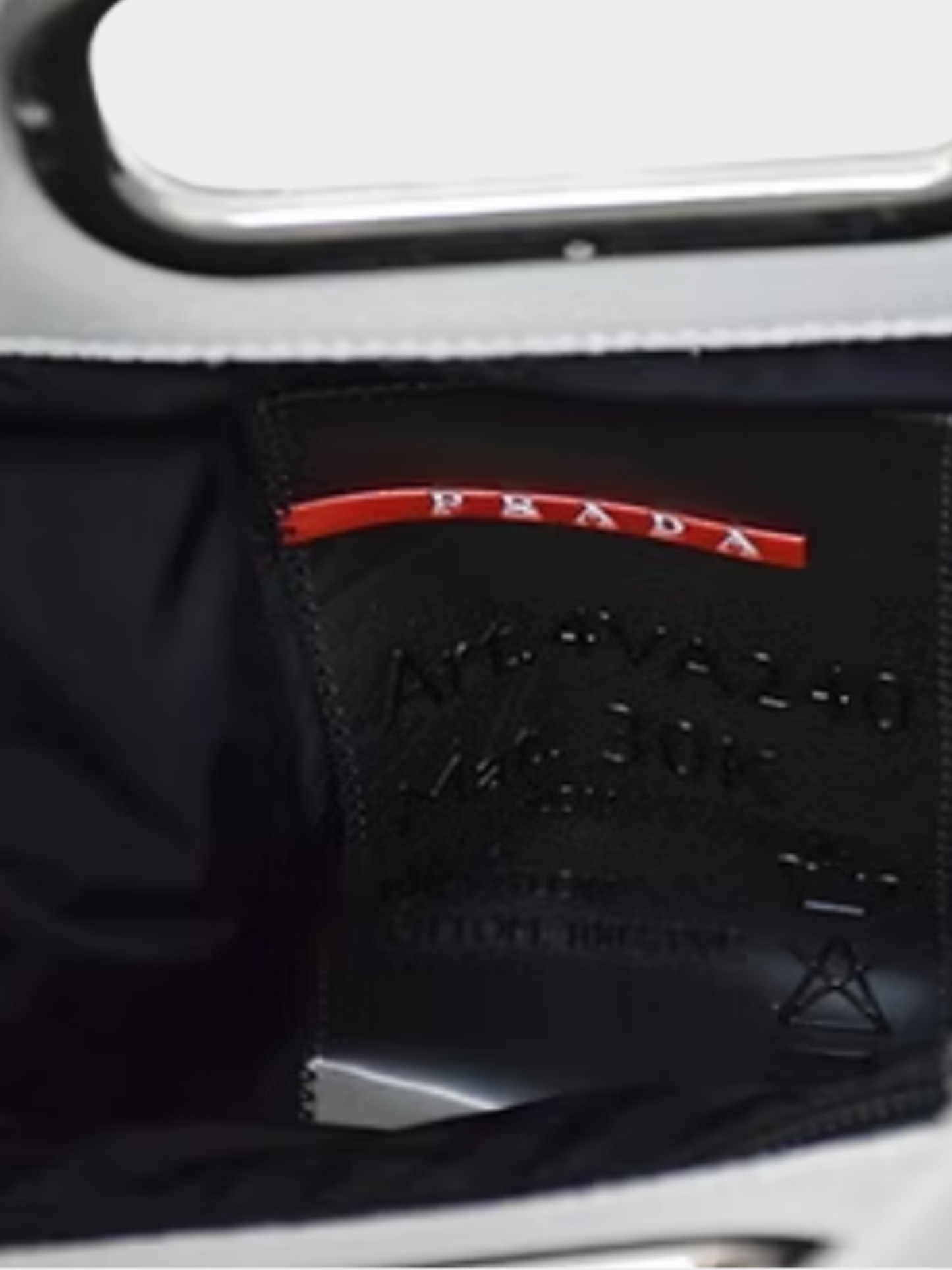 Prada Sport 2000s White Neoprene Handbag